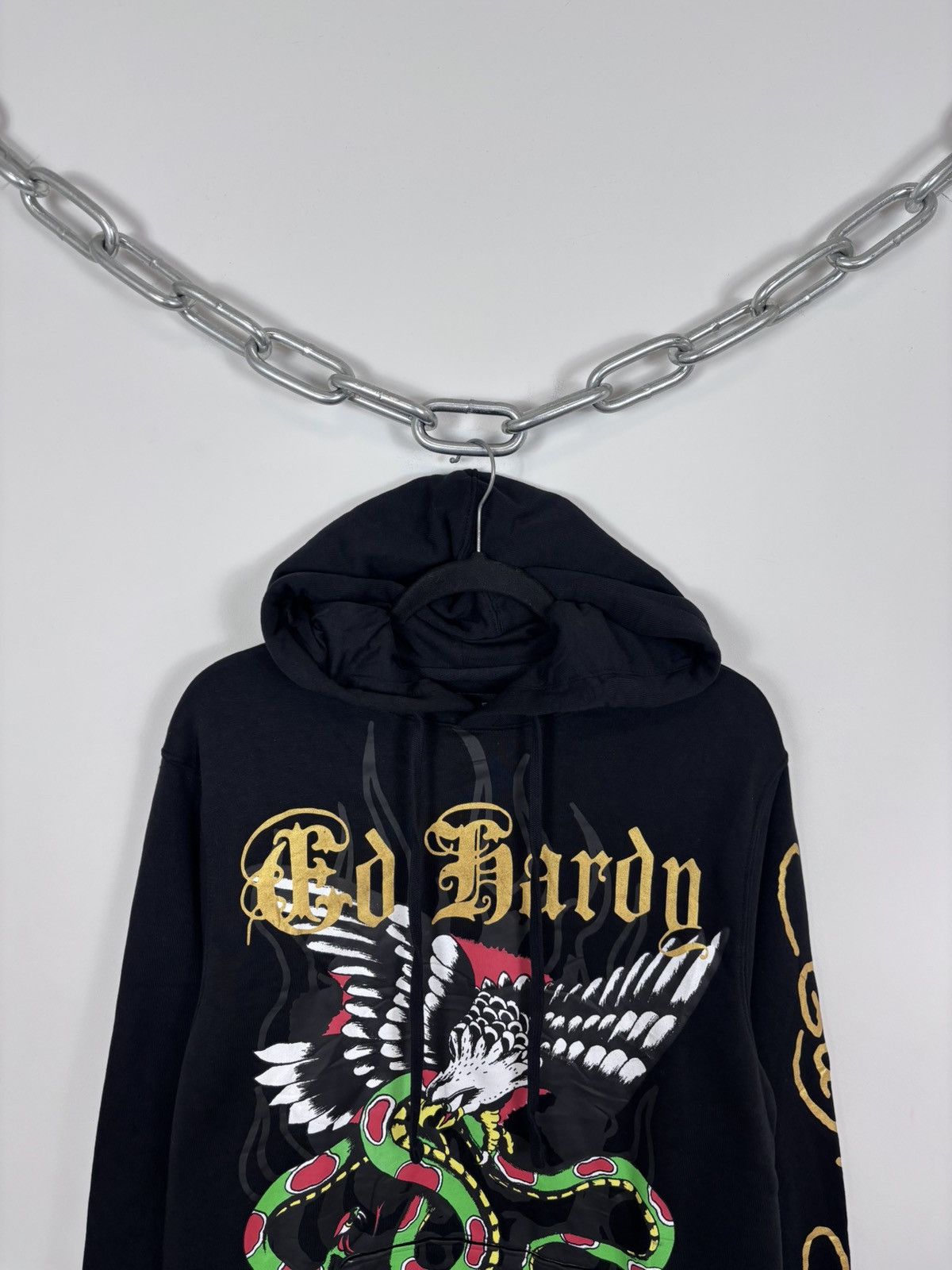 Ed Hardy Ed Hardy Christian Audigier NWT Eagle Snake Logo Hype Hoodie Size US S / EU 44-46 / 1 - 3 Thumbnail