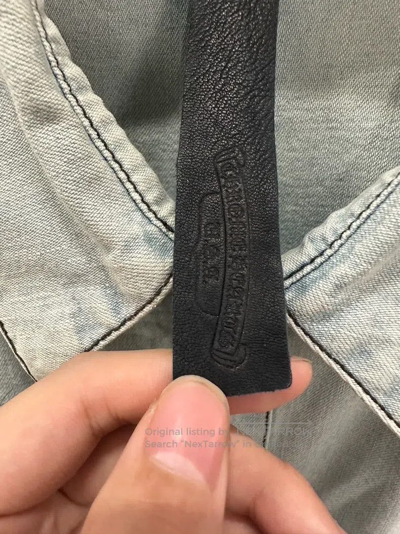 Chrome Hearts CHROME HEARTS Size XL 1of1Cross-skin ultra-shallow wash jea Size US XL / EU 56 / 4 - 6 Thumbnail