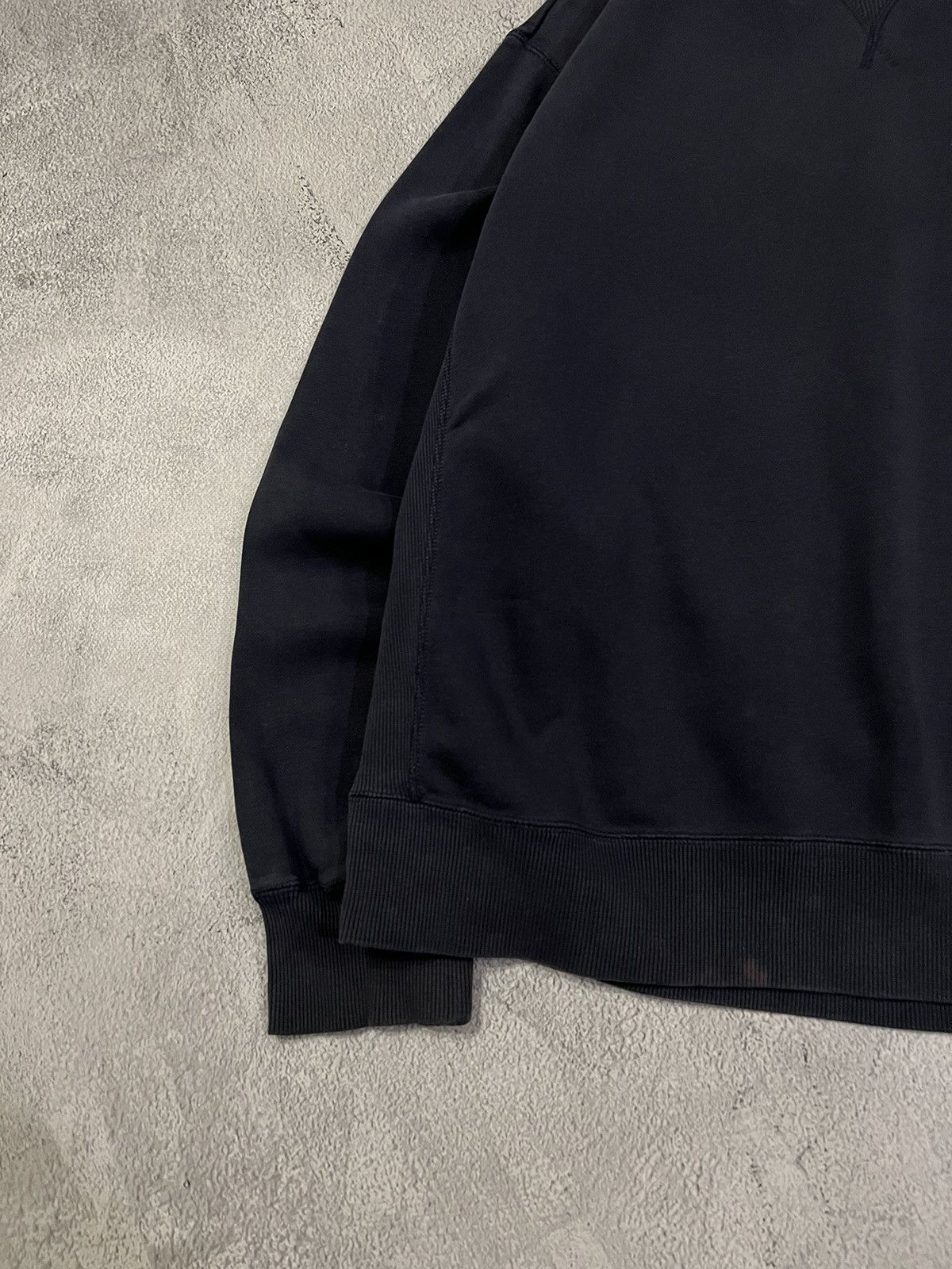 Nike × Vintage Vintage Y2k Nike 💙 Faded Mini Swoosh Sweatshirt 00’s Size US XL / EU 56 / 4 - 8 Thumbnail