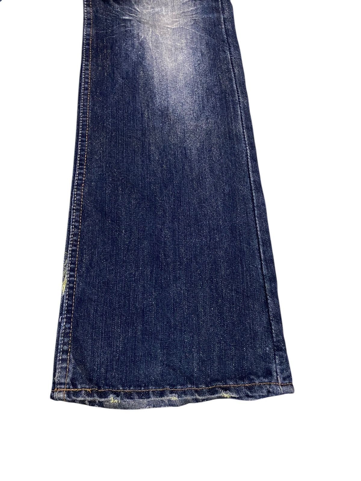 Tornado Mart Vintage Japanese Brand The Root Three Flared Jeans 1990s Size US 34 / EU 50 - 7 Thumbnail