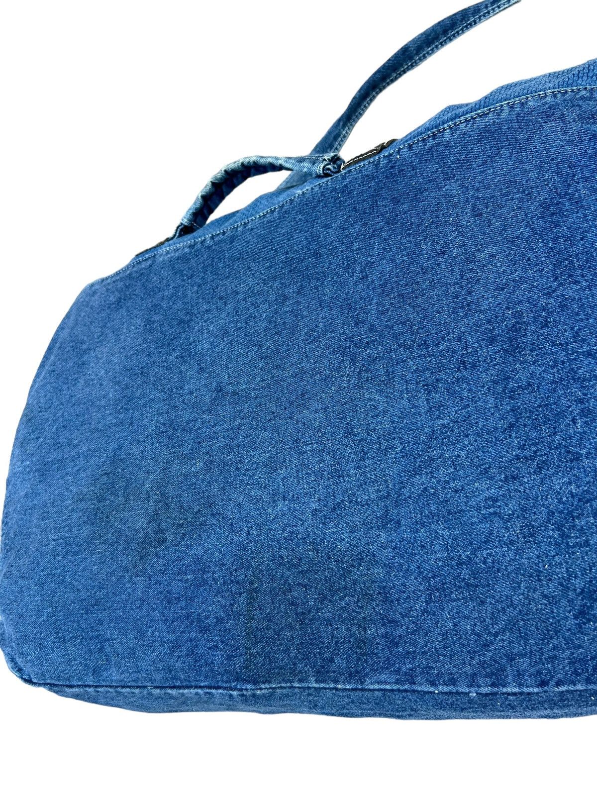 Vintage VTG Club House Japan Fade Denim Sashiko Cargo Huge 2 Way Bag Size ONE SIZE - 13 Thumbnail