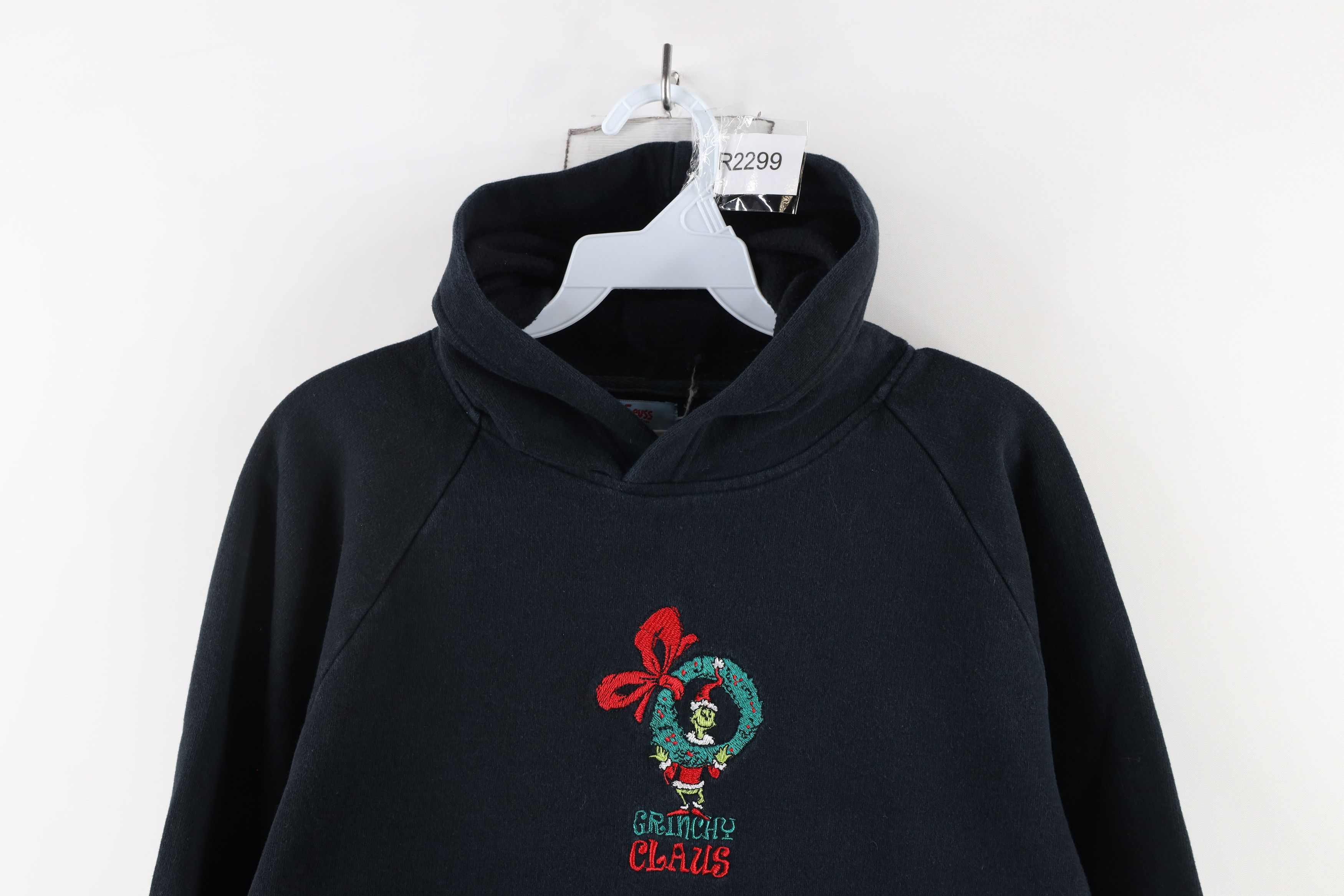 Vintage Vintage 90s Dr Seuss How The Grinch Stole Christmas Hoodie Size M / US 6-8 / IT 42-44 - 2 Thumbnail