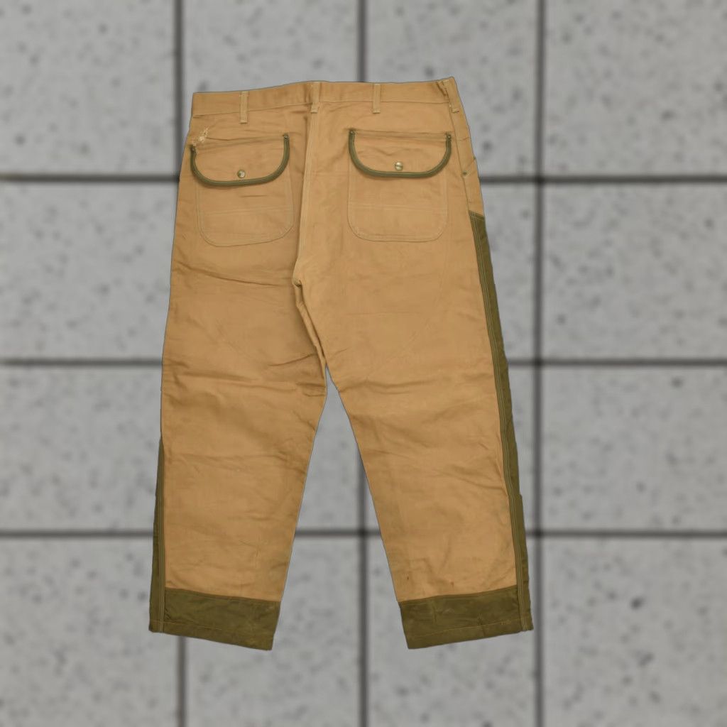Carhartt VINTAGE Carhartt Pants Canvas Brush Duck Hunting 28x28 Tan Double Knee Briar Wat Size US 28 / EU 44 - 1 Thumbnail