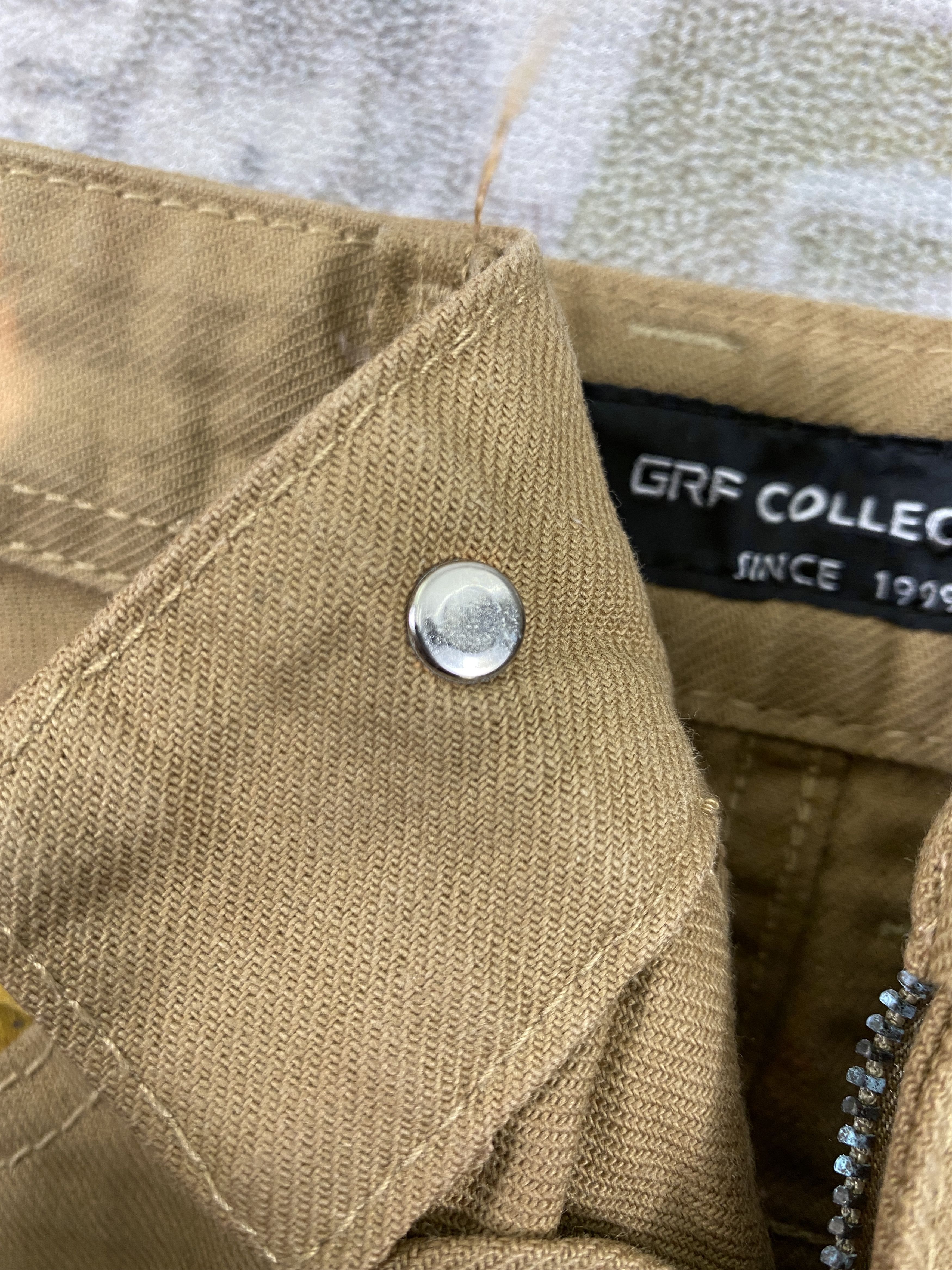 Japanese Brand Brown Vintage Grf Jeans 29x29 Denim- JN3777 Size US 29 - 8 Thumbnail