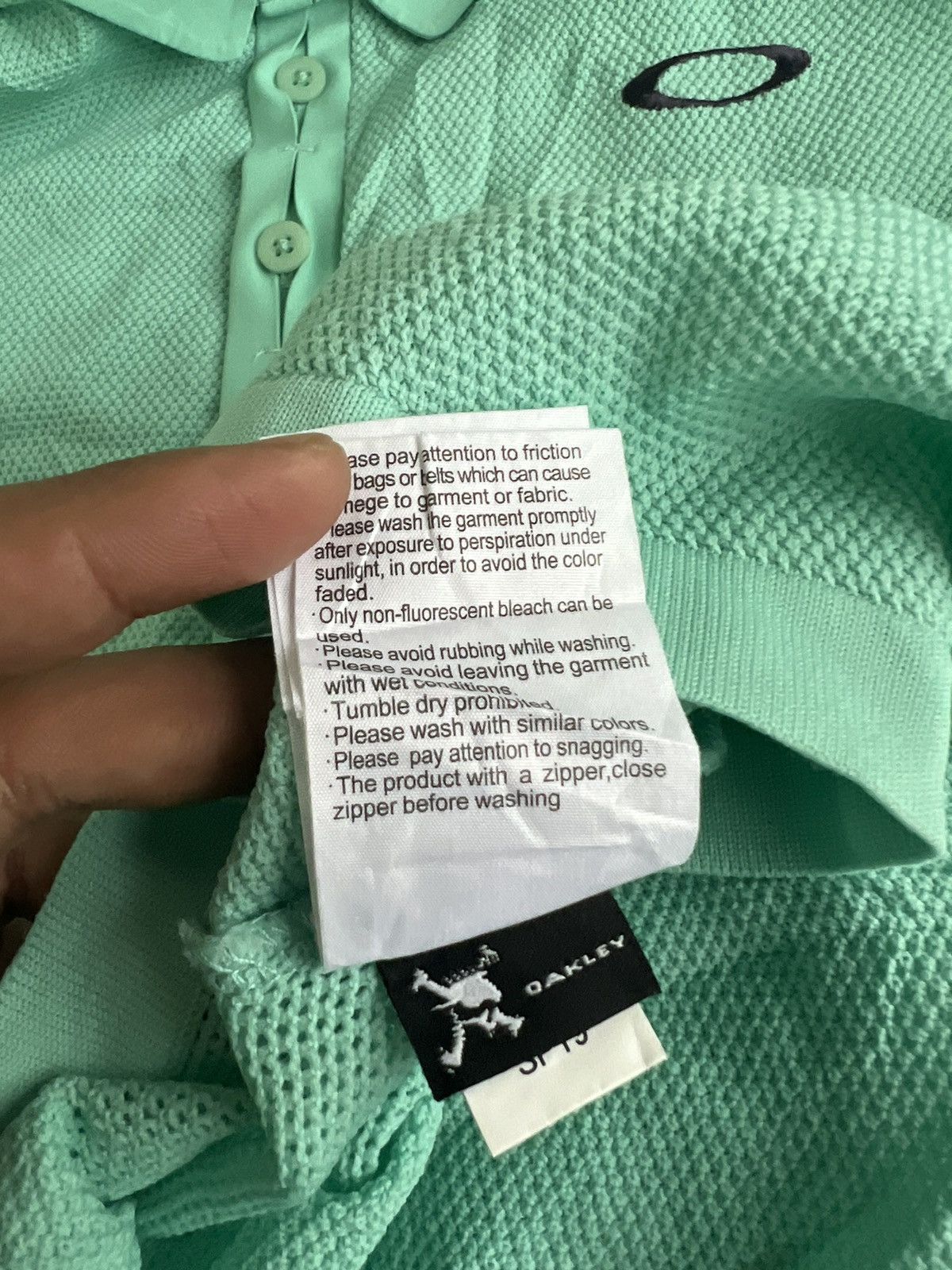 Oakley × Peak Performance × RLX Ralph Lauren Oakley Performance 💀 Sweat Wicking Quick Drying Polo Golf Size US L / EU 52-54 / 3 - 7 Thumbnail