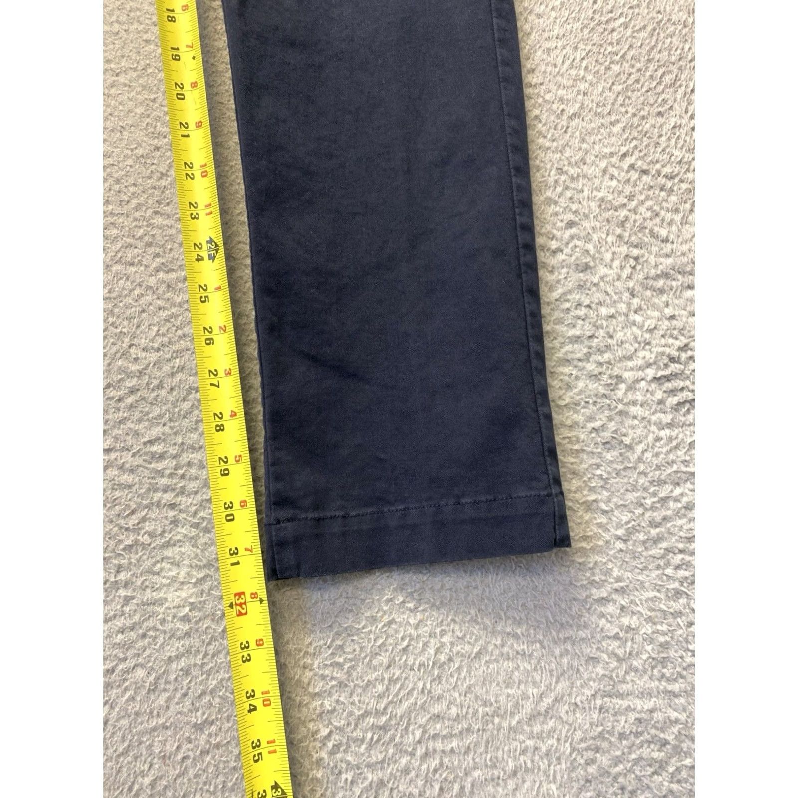 Uniqlo Uniqlo Chino Pants Mens 32x32 Dark Navy Slim Fit Stretch Cotton /0910 Size US 32 / EU 48 - 6 Thumbnail