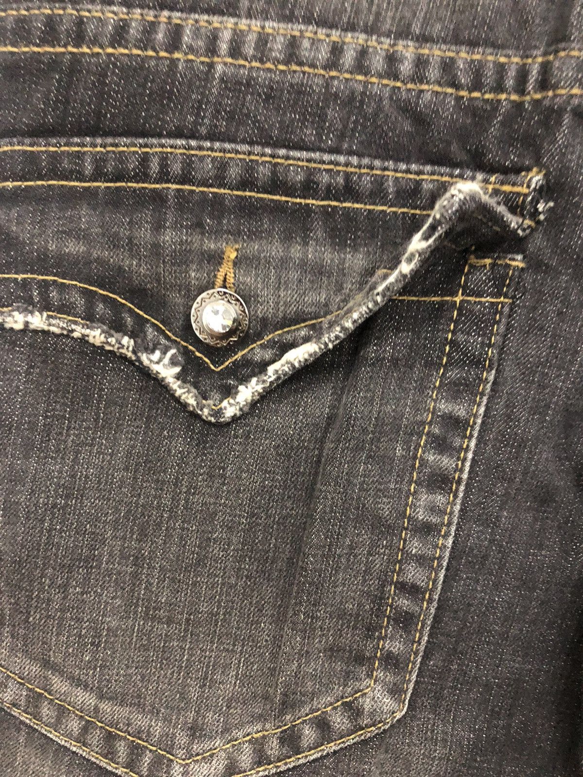If Six Was Nine × Japanese Brand Japanese Brand - Bootcut Jeans Gennaro Distressed Size US 30 / EU 46 - 15 Thumbnail