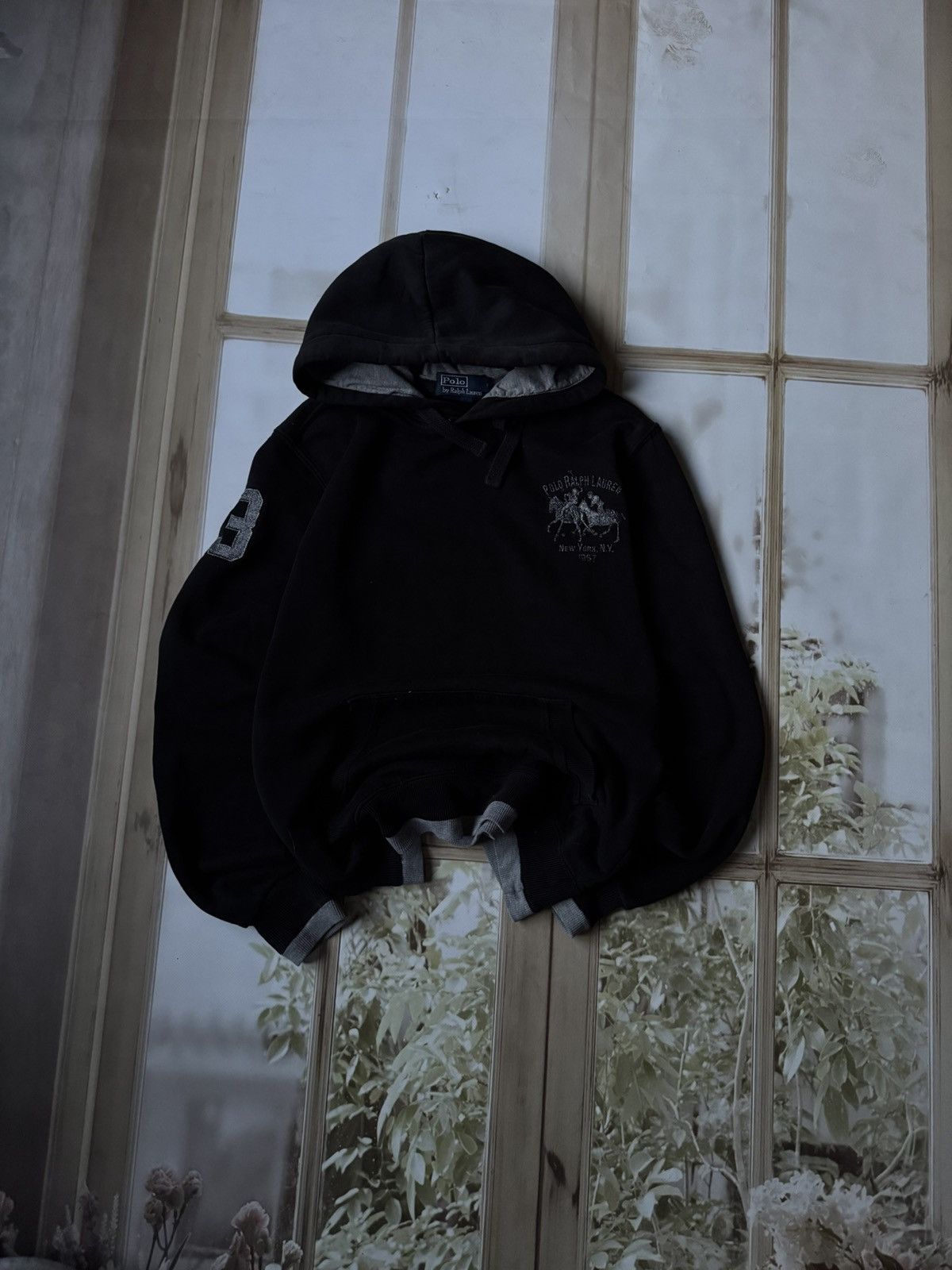 Polo Ralph Lauren VINTAGE Polo Ralph Lauren "3" Big Pony Hoodie - - Y2K RL Size US M / EU 48-50 / 2 - 1 Thumbnail