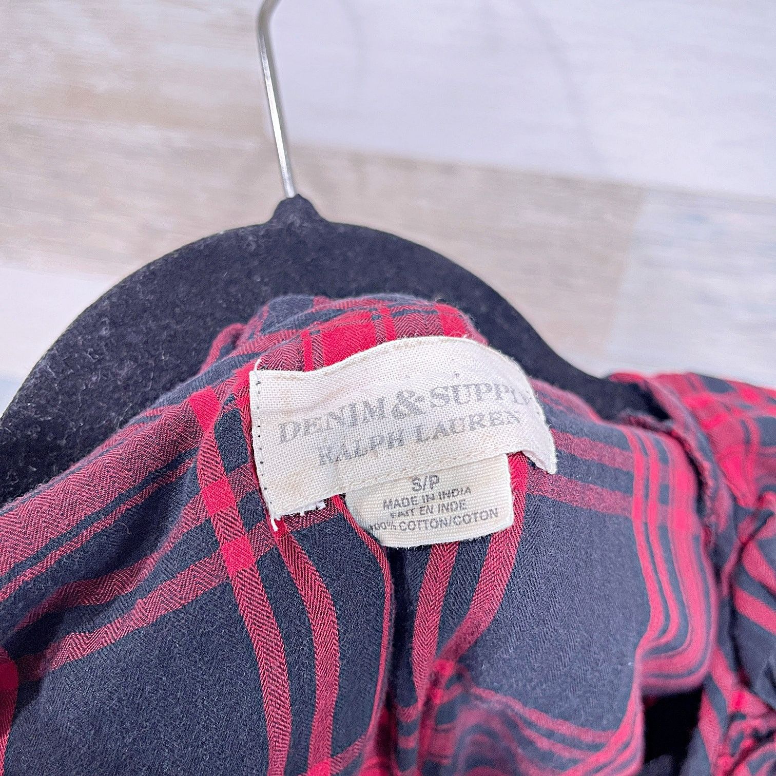 Denim & Supply Ralph Lauren × Ralph Lauren DENIM & SUPPLY Ralph Lauren Ruffle Plaid Shirt Womens Small Size S / US 4 / IT 40 - 4 Thumbnail