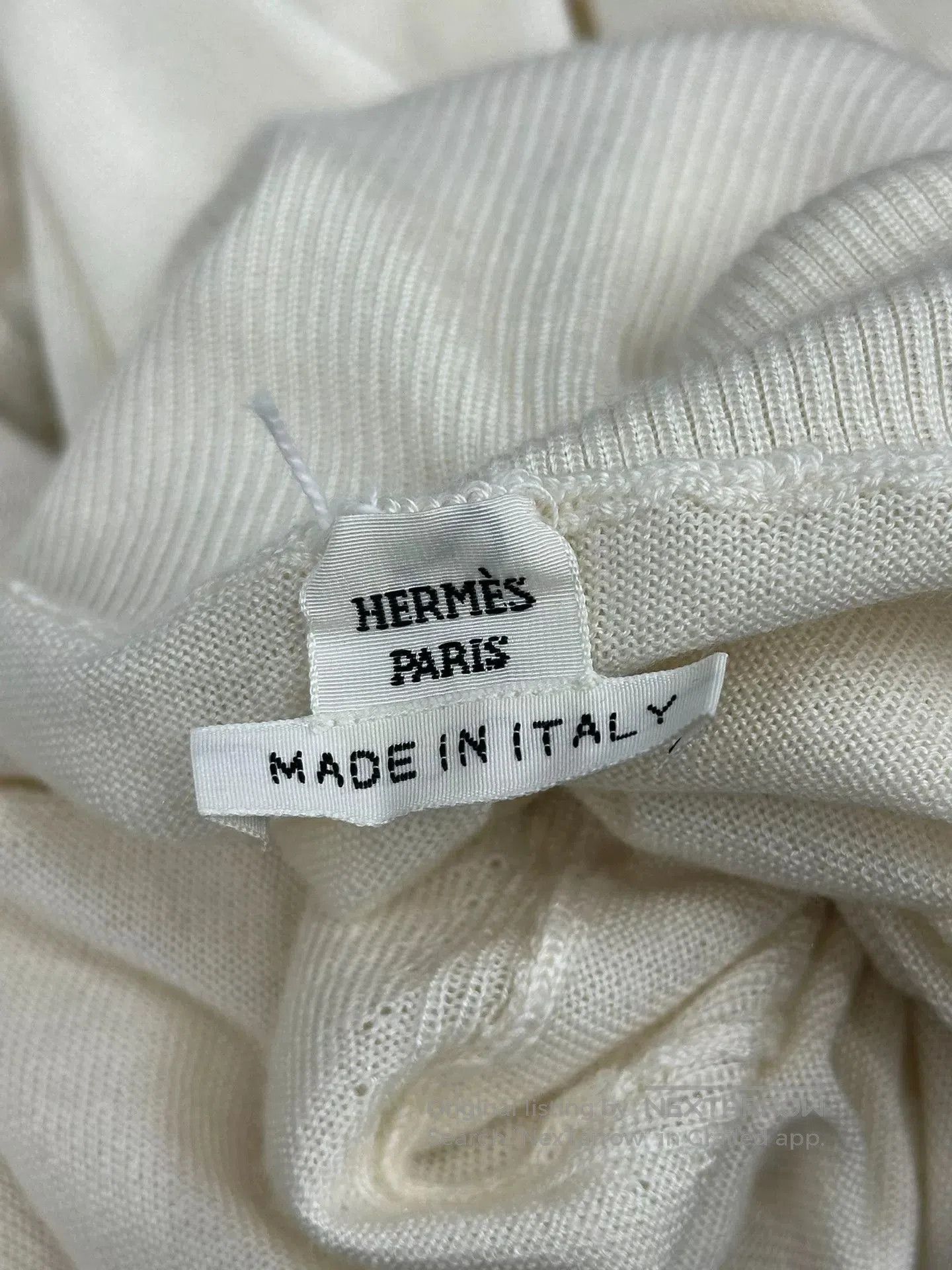 Hermes Hermes White Cashmere Turtleneck Sweater. Size US M / EU 48-50 / 2 - 4 Thumbnail
