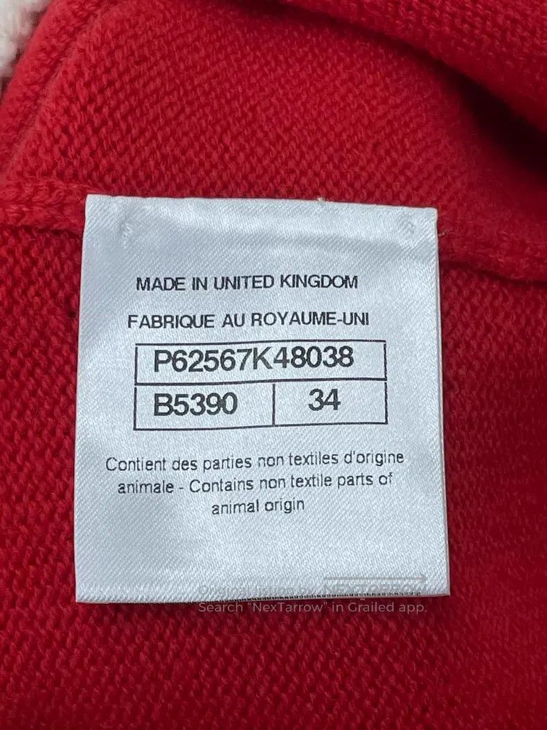 Chanel Chanel Red and white cashmere cardigan coat Size XXS / US 00 / IT 34 - 5 Thumbnail