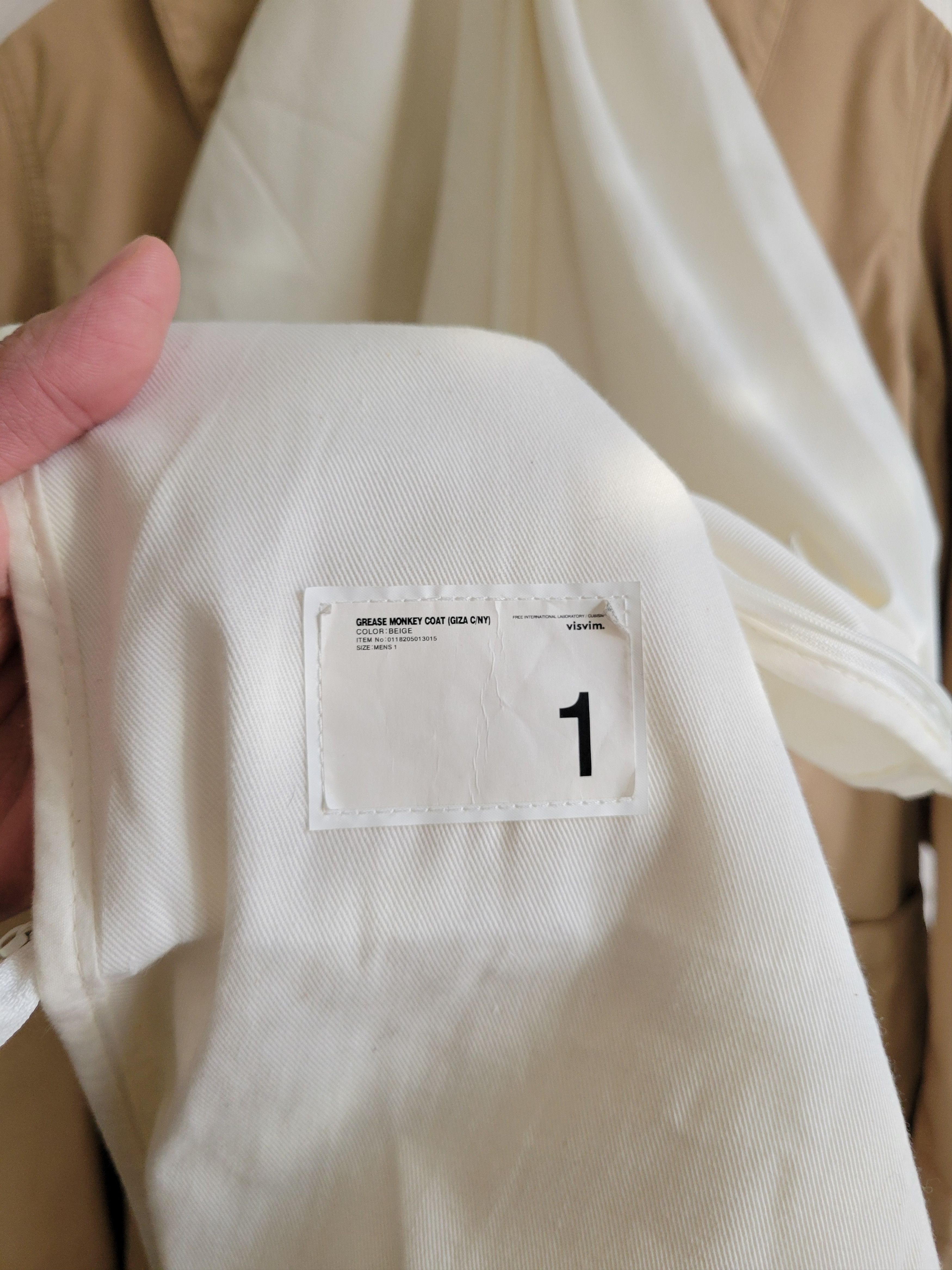 Visvim visvim fw18 GREASE MONKEY COAT (GIZA C/NY) F.I.L. EXCLUSIVE Size US S / EU 44-46 / 1 - 17 Thumbnail