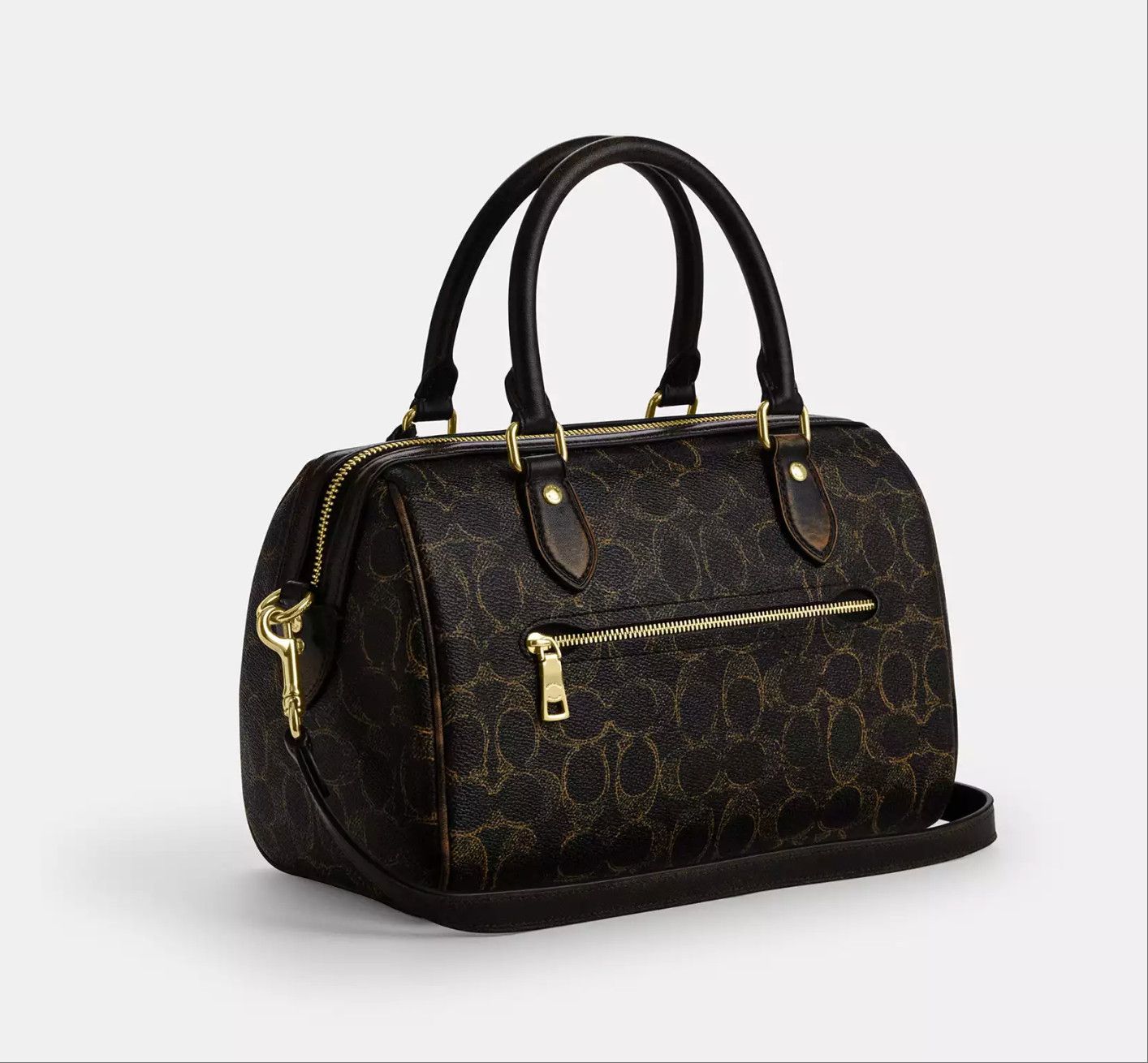 Coach Rowan Satchel Bag In Loved Signature Canvas CDY16 Size ONE SIZE - 15 Thumbnail