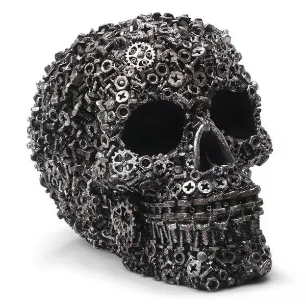 Japanese Brand Home Decor Skull Resin Sculpture Figure Size ONE SIZE - 3 Thumbnail