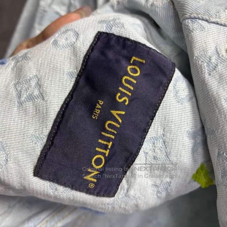 Louis Vuitton Louis Vuitton 24 Latest Light Blue Logo monogrammed embroi Size US M / EU 48-50 / 2 - 3 Thumbnail