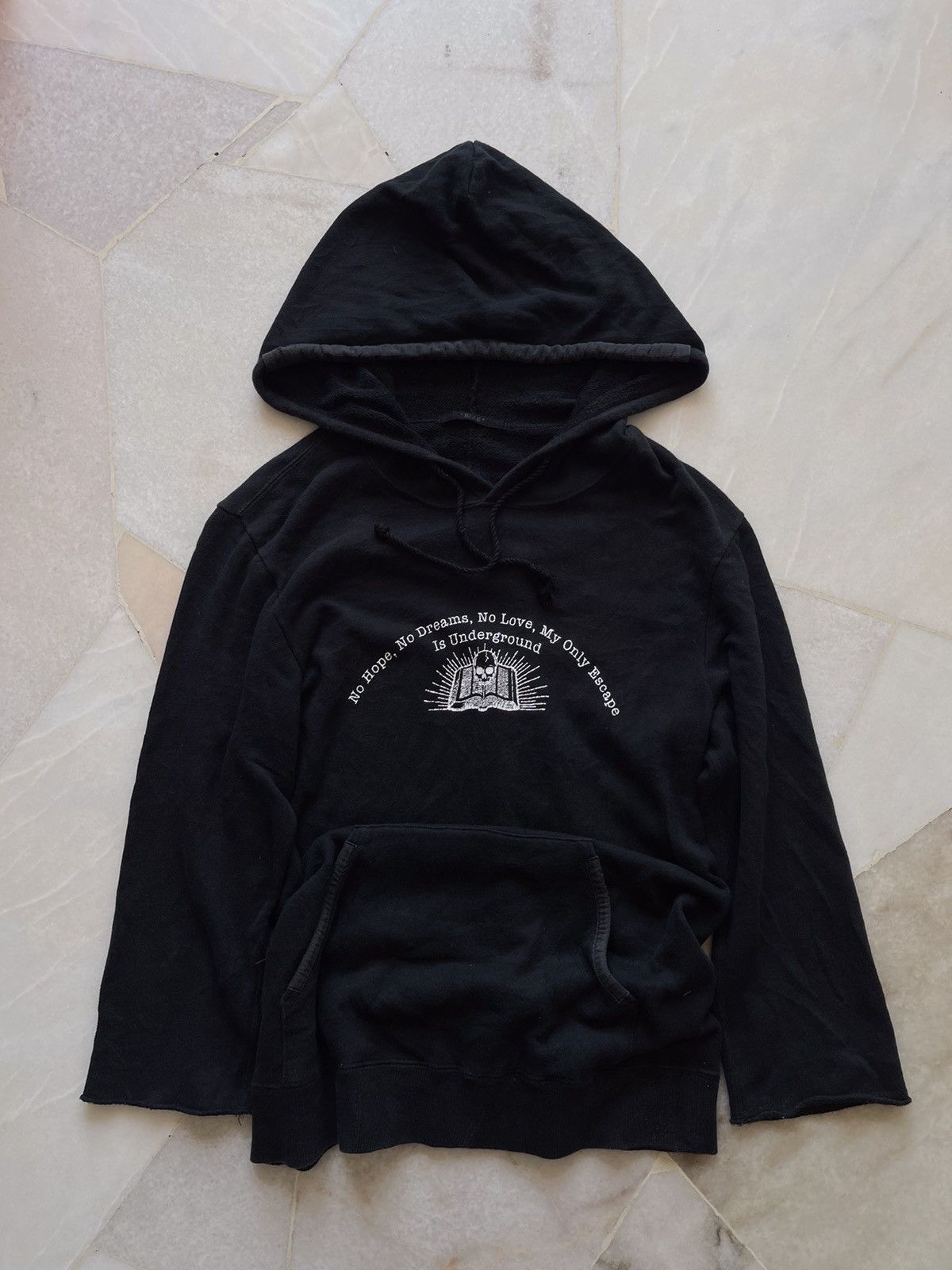 If Six Was Nine × Japanese Brand × Le Grande Bleu (L.G.B.) Bias ‘ NoHopeNoDreamsNoLove’ Hoodie Size US M / EU 48-50 / 2 - 1 Thumbnail