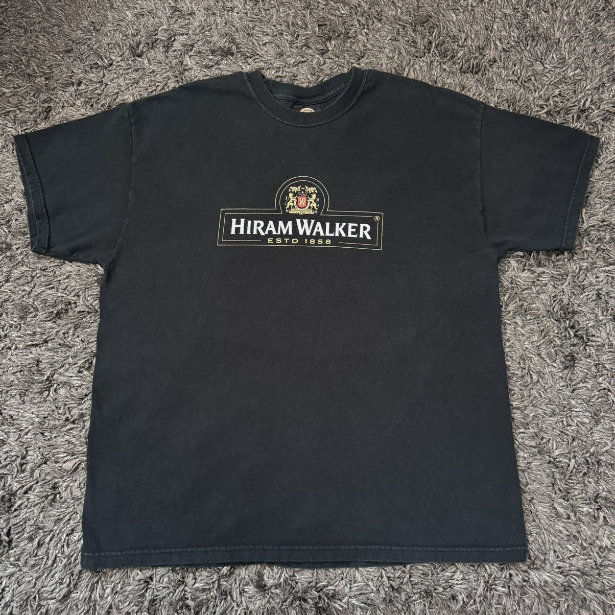 Other Vintage Hiram Walker Liquor Promo Faded Black Tee Size US XL / EU 56 / 4 - 3 Thumbnail