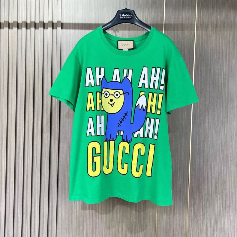 Gucci Gucci Dog Print Short Sleeve T-Shirt- DMC Size US XXS / EU 40 - 1 Thumbnail