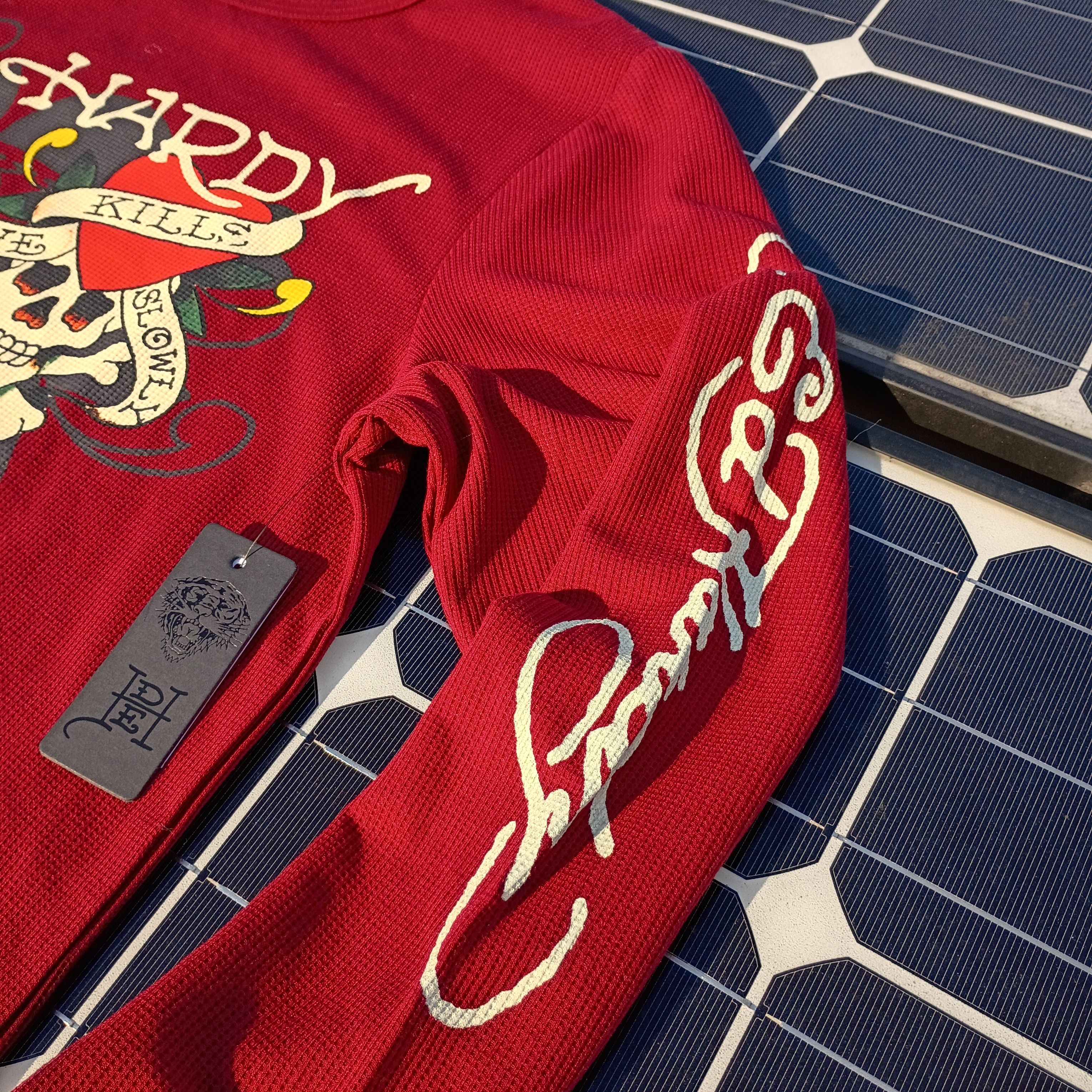 Ed Hardy Vintage Ed Hardy 100% Cotton Long Sleeve Size US L / EU 52-54 / 3 - 3 Thumbnail