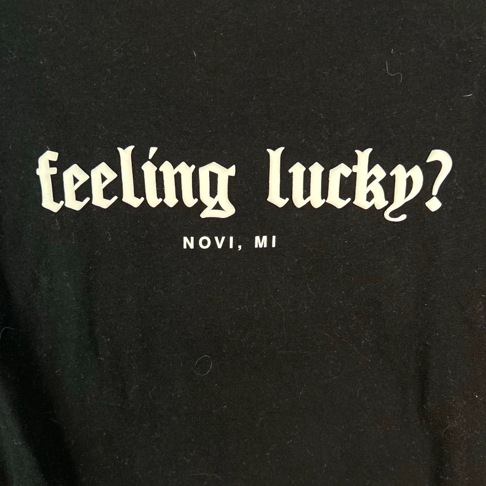 Lucky Brand VINTAGE Lucky Brand Feeling Lucky Strike Bowling Novi Michigan Mens Graphic T-Shirt Black XL Shirt Mens Black Graphic 90s Bowling Theme Vintage Size US XL / EU 56 / 4 - 2 Thumbnail