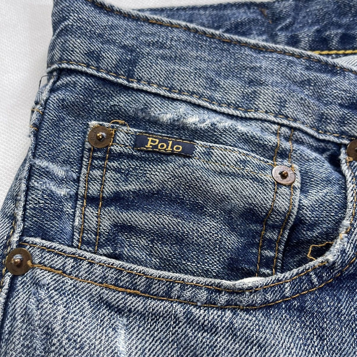 Polo Ralph Lauren Rare!Polo Ralph Lauren Sullivan Distressed Boro Design Jeans Size US 31 - 10 Thumbnail