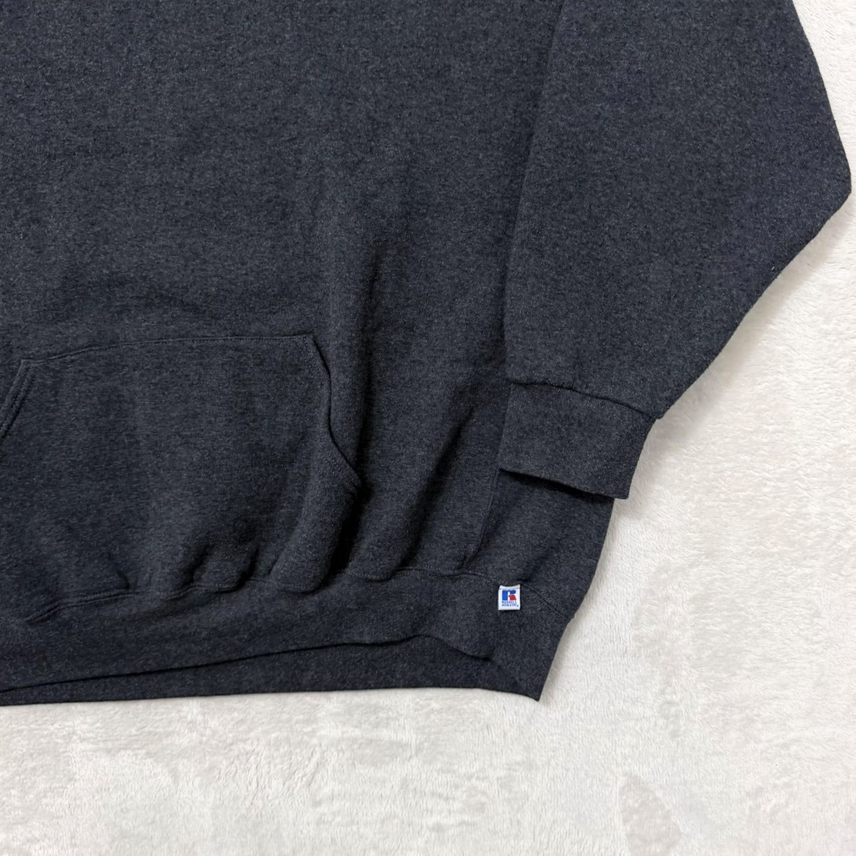 Russell Athletic Russell Athletic Hoodie Mens 4XL Gray Sweater Fleece Pullover Kangaroo Pocket Size US XXL / EU 58 / 5 - 4 Thumbnail