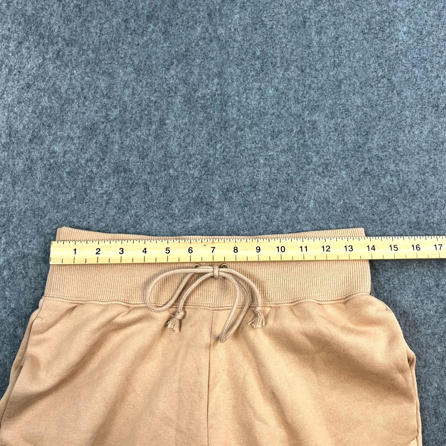 Nike Nike Mens Joggers Sweat Pants Slim Beige Swoosh Spellout Tapered Size US 29 - 6 Thumbnail