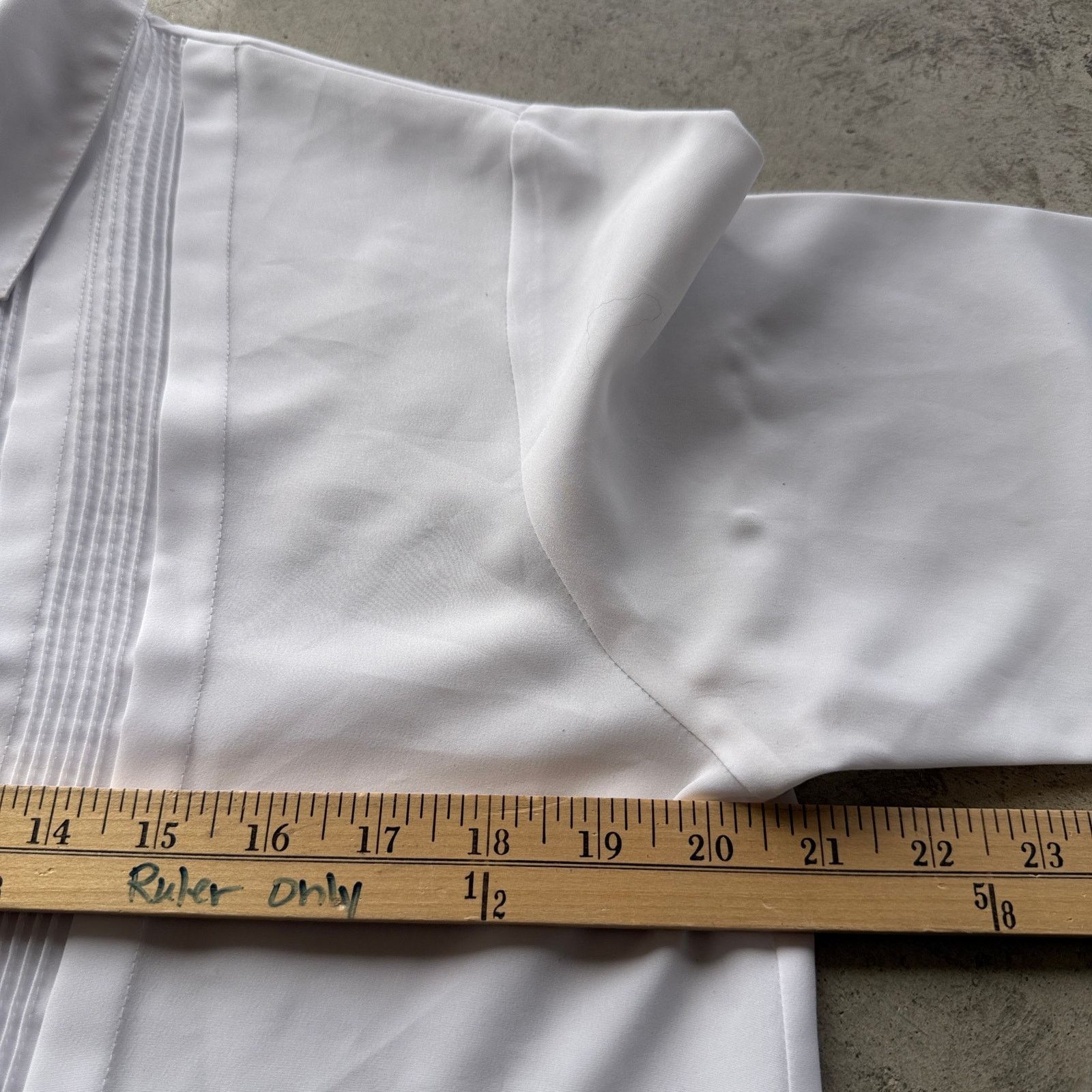 Other y2k sheer White Pintuck Pleated Long Sleeve collared shirt Size M / US 6-8 / IT 42-44 - 7 Thumbnail
