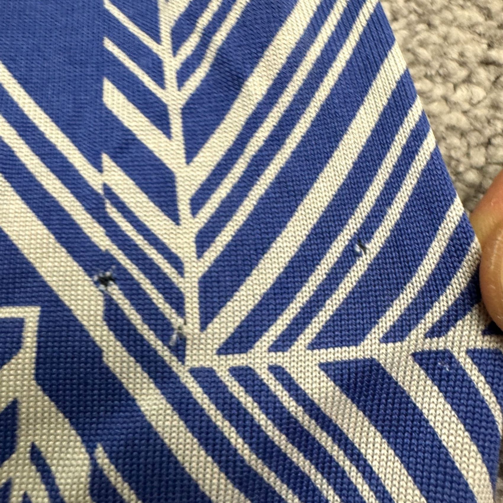 Diane von Furstenberg Diane von Furstenberg Silk Midi Wrapped Dress Womens 4 Blue White Geometric Dress Satin Silk Midi Wrap Geometric Blue Women Size S / US 4 / IT 40 - 4 Thumbnail