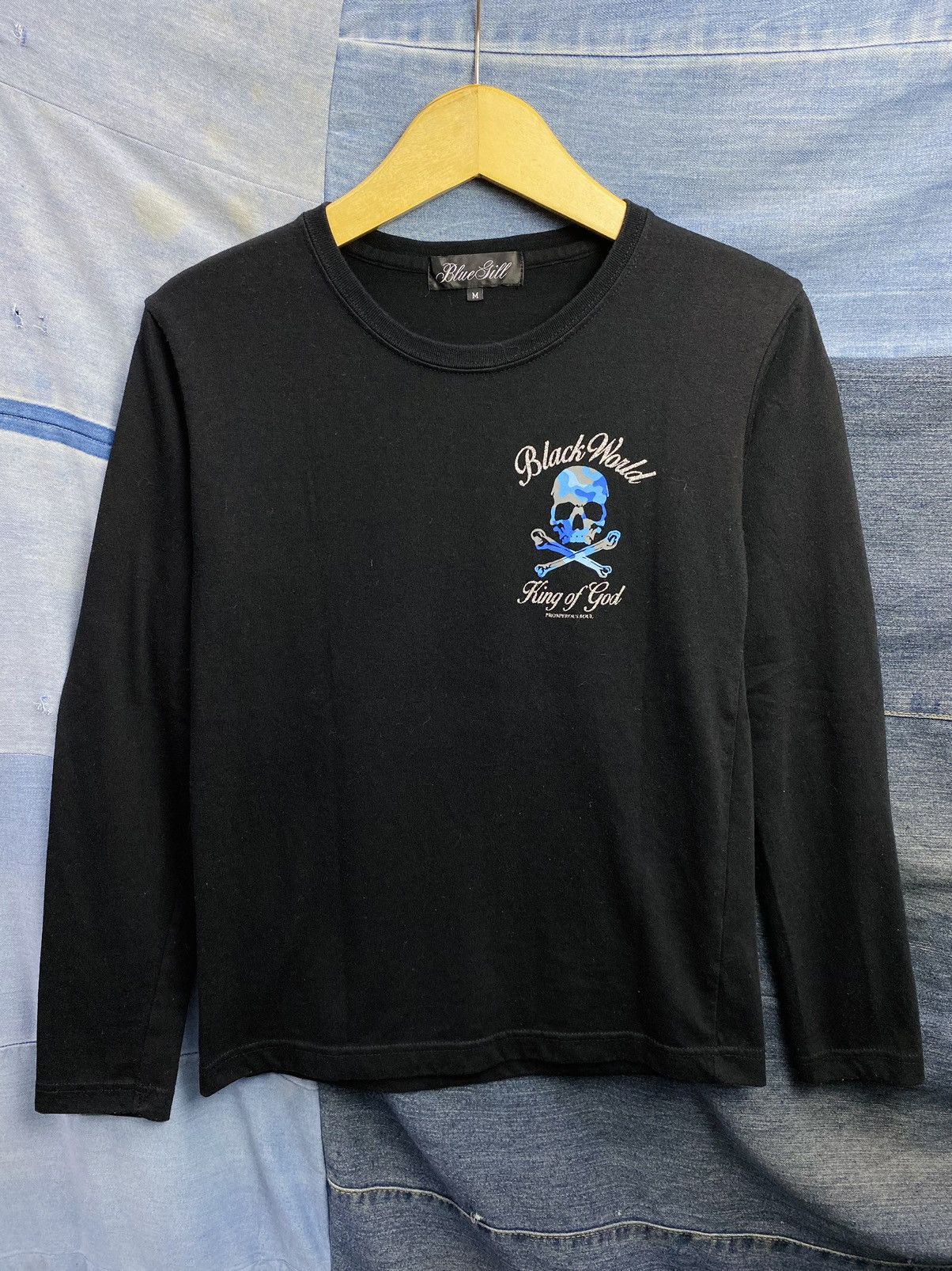 Hysteric Glamour × If Six Was Nine × Japanese Brand 2000s king of god skull longsleeve ifsixwasnine style Size US M / EU 48-50 / 2 - 4 Thumbnail