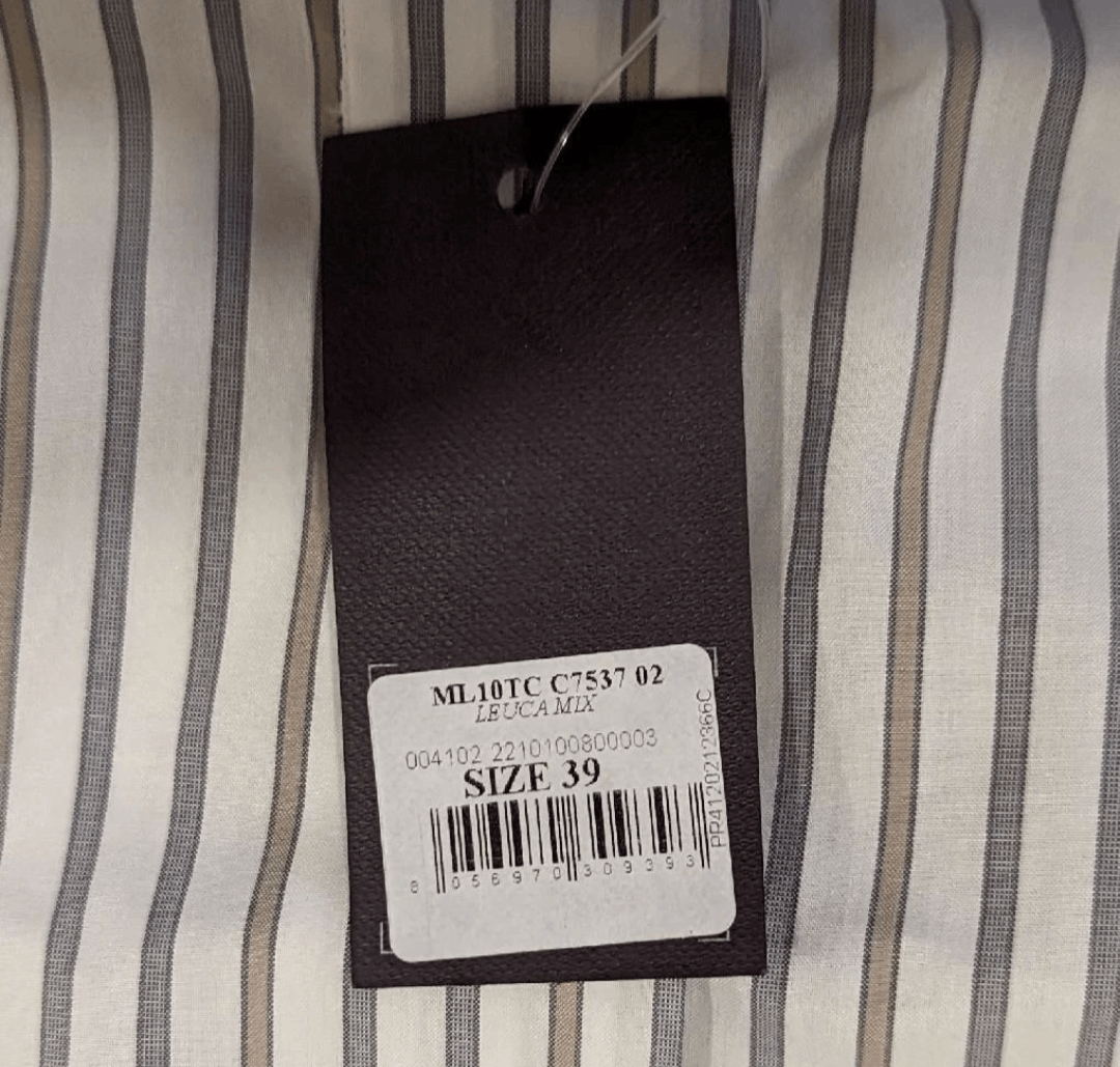 Isaia ISAIA Bengal Striped LS Button Up Shirt Blue 39 US Medium Size US M / EU 48-50 / 2 - 5 Thumbnail