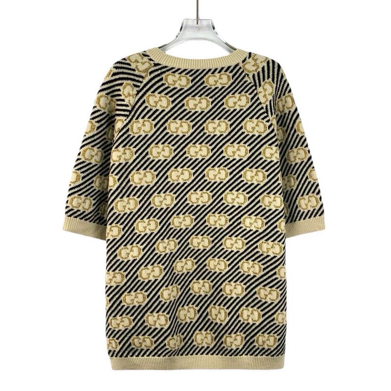 Gucci Gucci Color-blocked oblique stripe logo jacquart full-prin Size M / US 6-8 / IT 42-44 - 2 Thumbnail