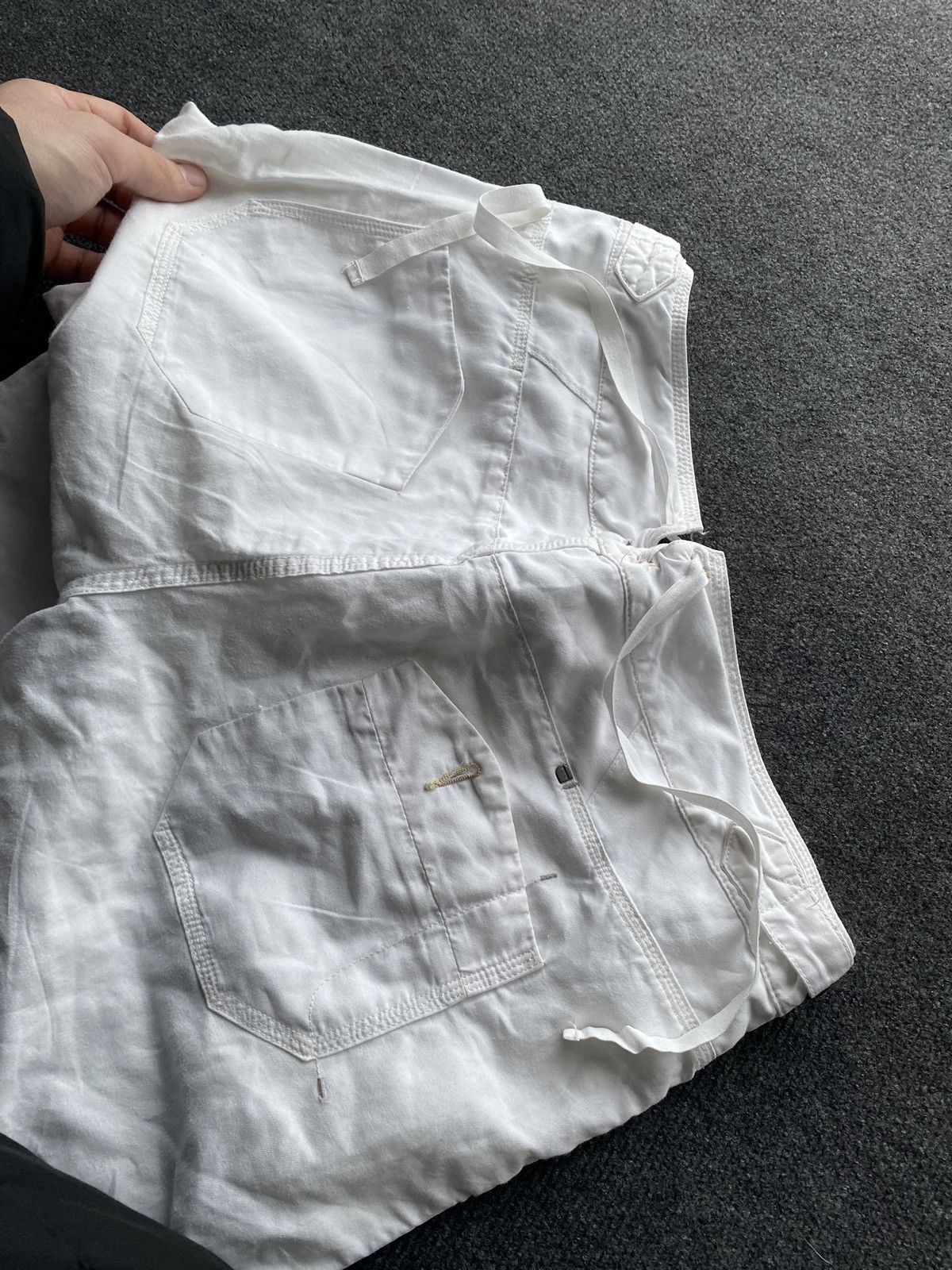G-Star 🔥Opium Punk G Star White Relaxed women pants y2k loose 31 sz Size 32" / US 10 / IT 46 - 24 Thumbnail