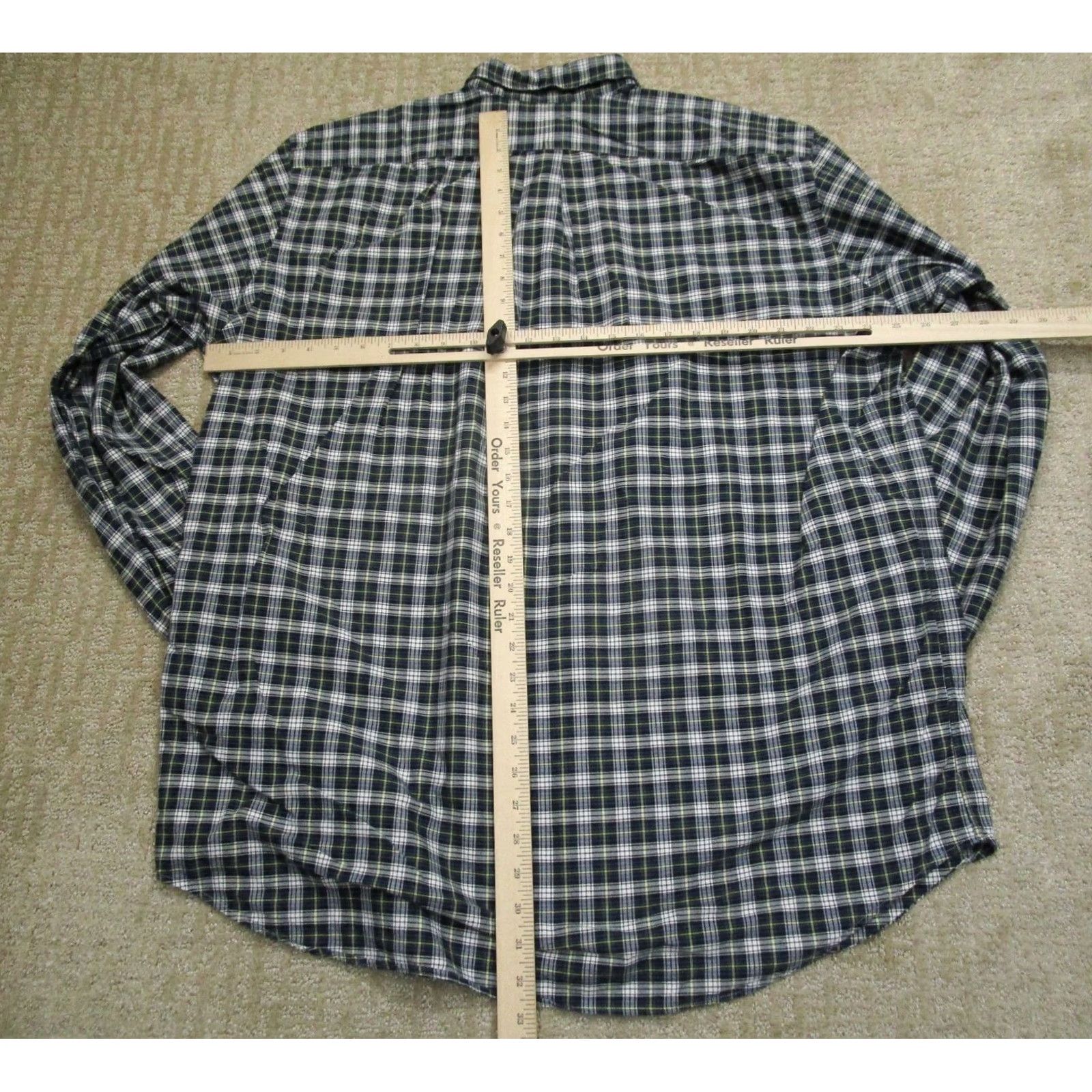 Ralph Lauren Ralph Lauren Shirt Men XLT Blue White Plaid Long Sleeve Button Down Oxford Pony Size US XL / EU 56 / 4 - 4 Thumbnail