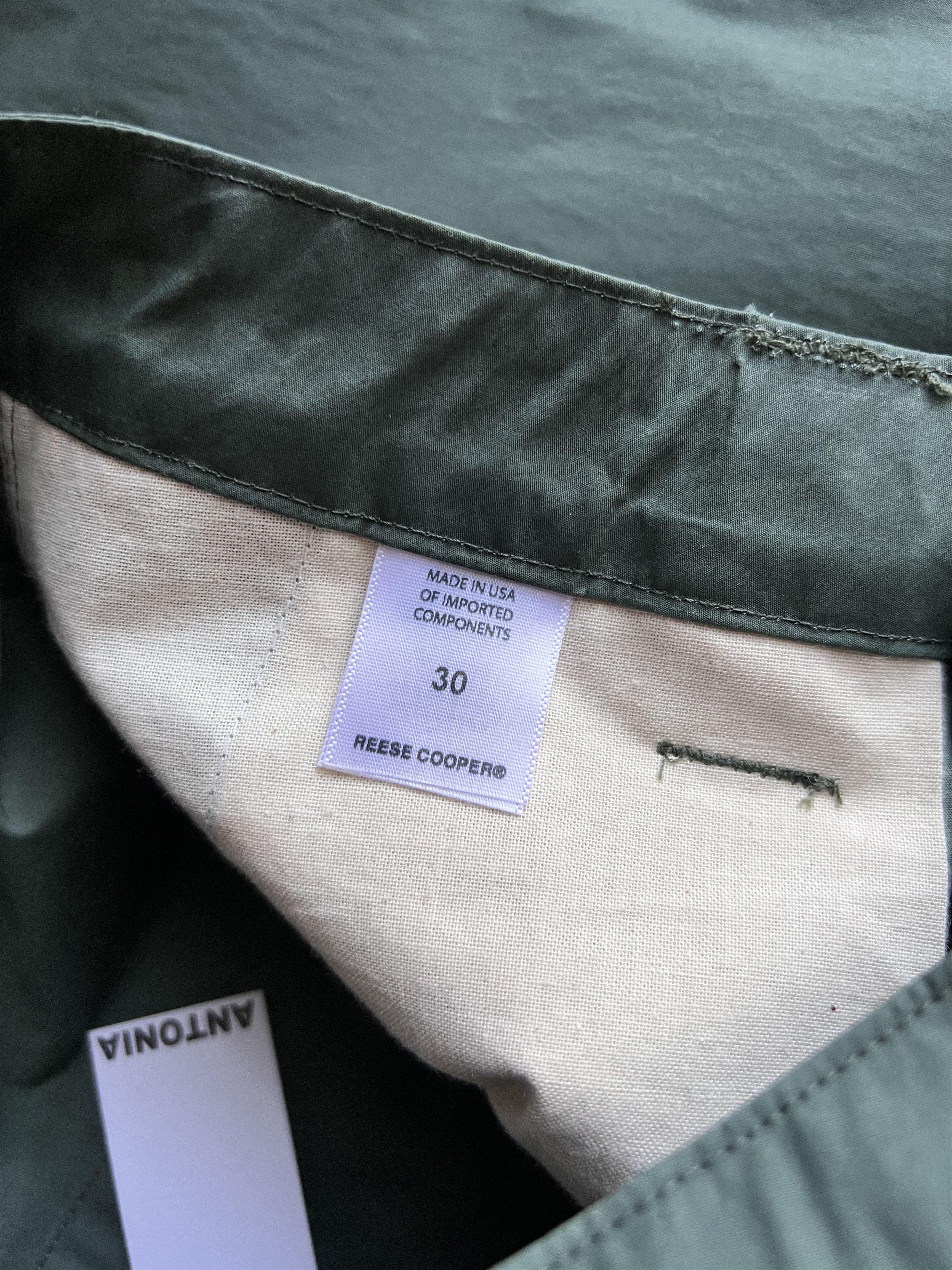 Reese Cooper Reese Cooper Outdoor Supply Waxed Cotton Cargo Pants Green Size US 30 / EU 46 - 9 Thumbnail
