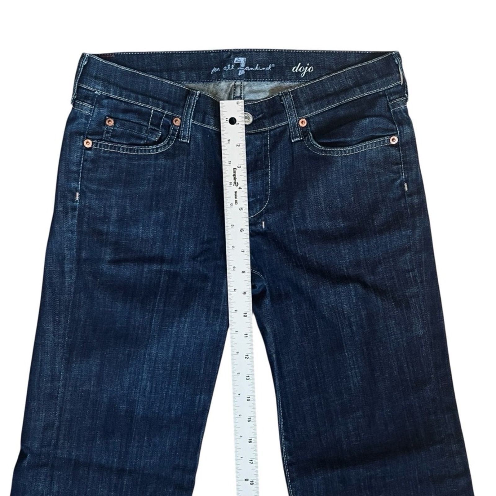 7 For All Mankind 7 For All Mankind Dojo Women’s Sz 28 Crop Jeans Dark Wash Size 28" / US 6 / IT 42 - 14 Thumbnail