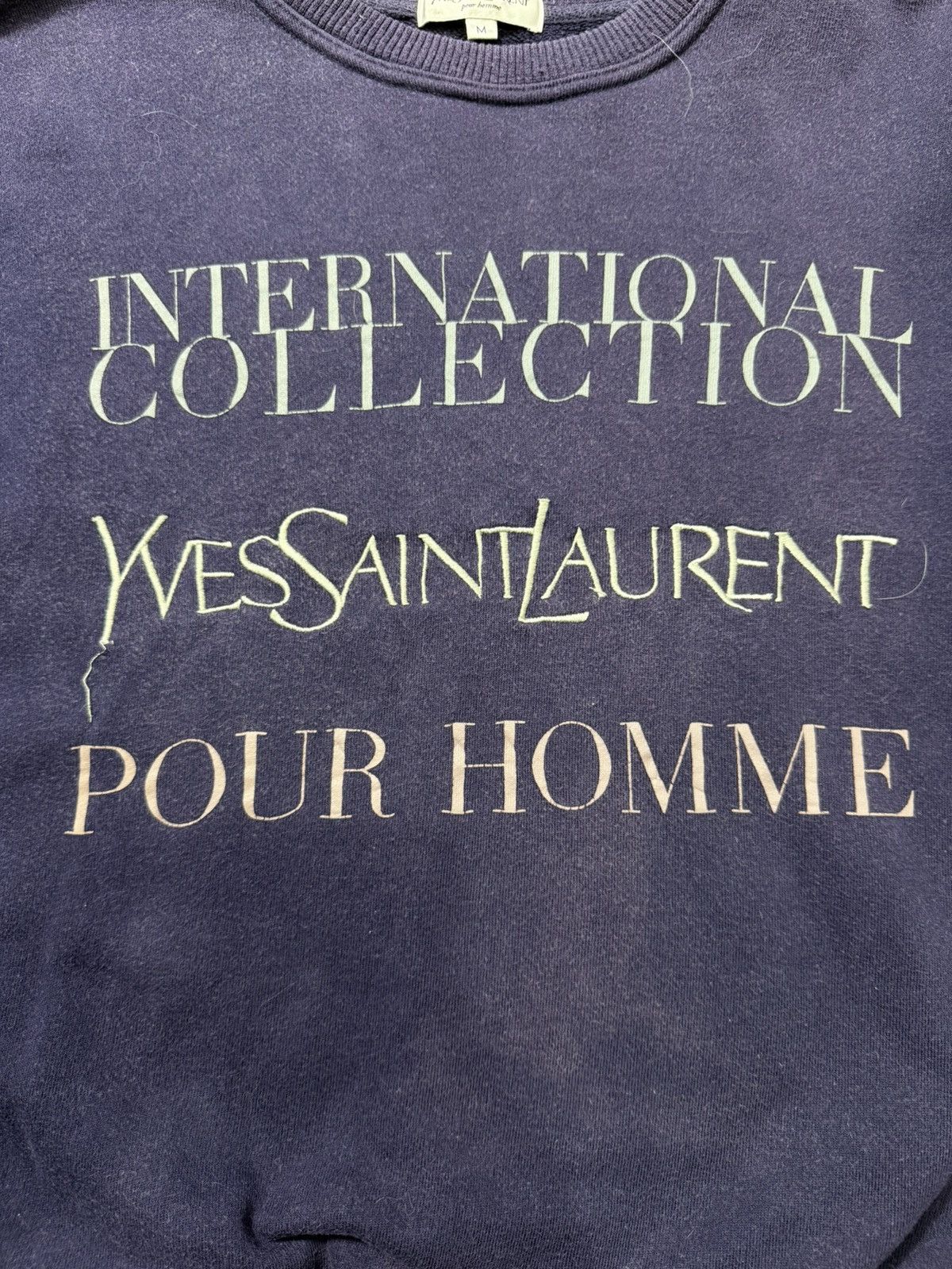 Yves Saint Laurent Vintage Yves Saint Laurent YSL Sweatshirt Size US M / EU 48-50 / 2 - 4 Thumbnail