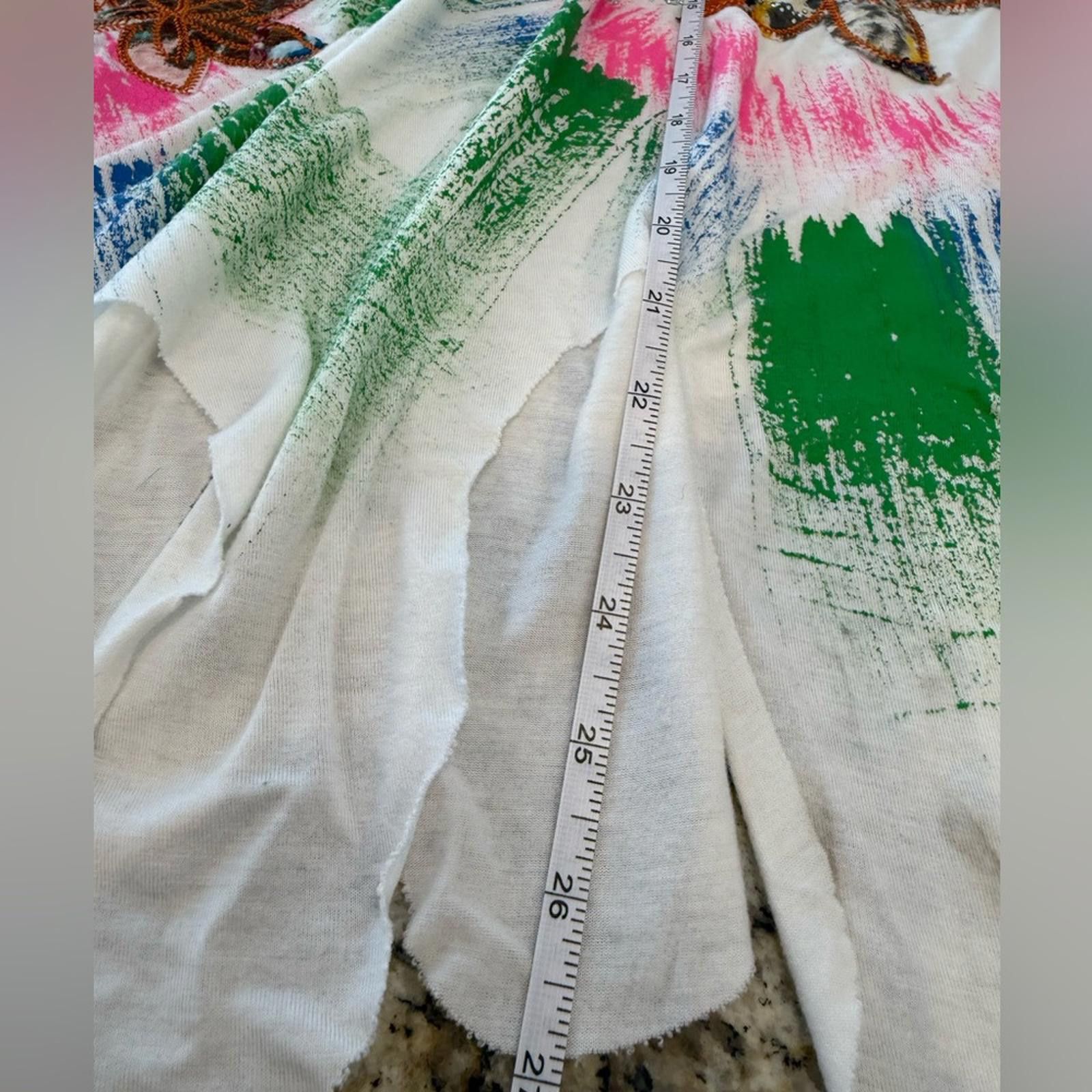 Other Crazy Fish tunic swim coverup starfish beads embroidery OS Size ONE SIZE - 8 Thumbnail