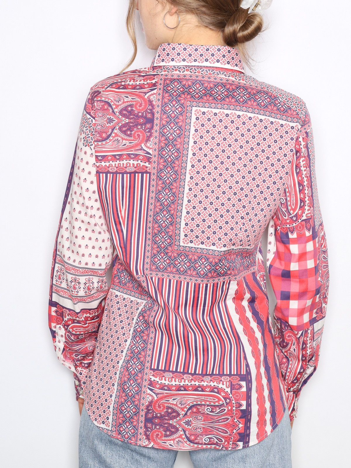 Etro Etro Bandana Printed Shirt Cotton Size M / US 6-8 / IT 42-44 - 4 Thumbnail