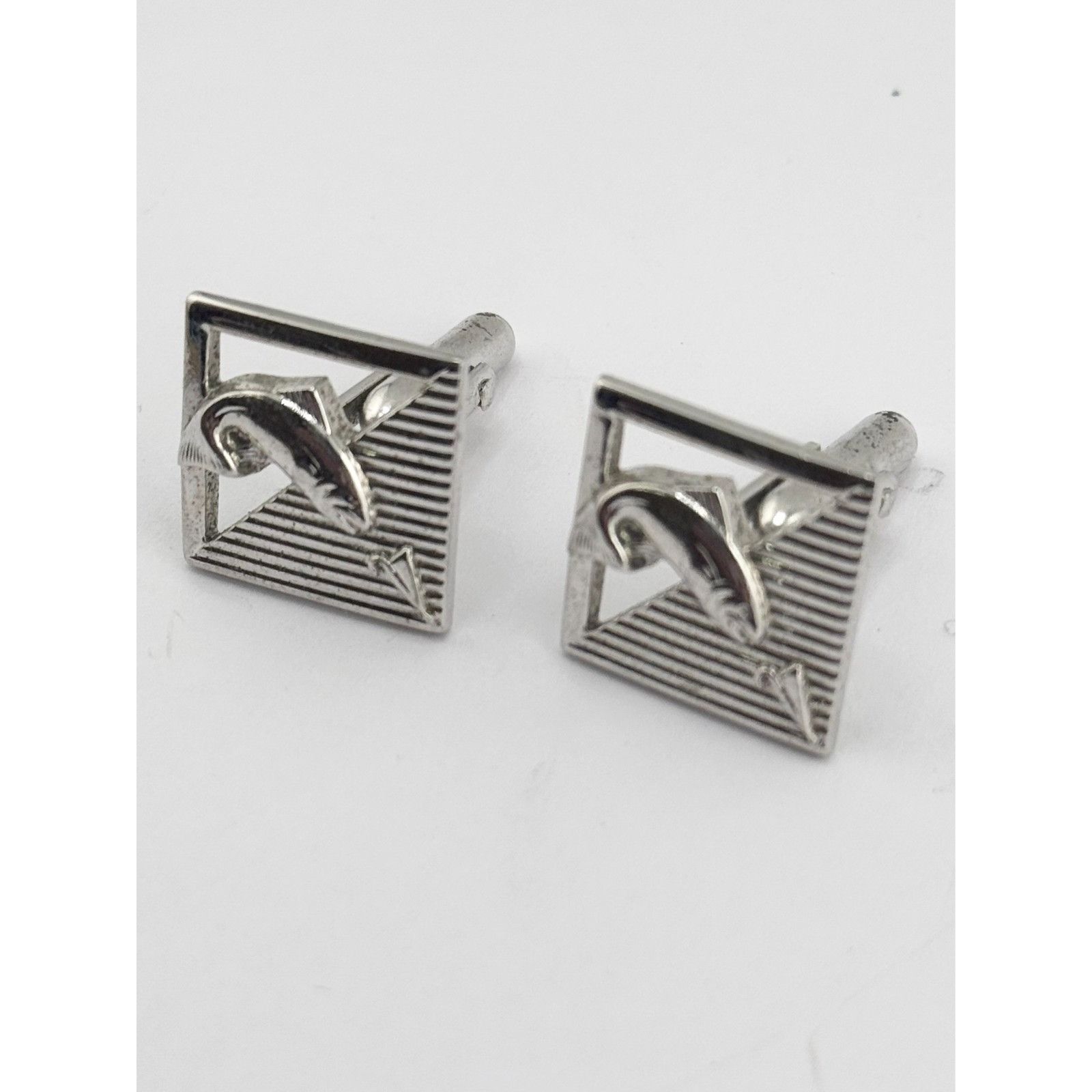 Vintage Vintage swank fish cuff links cufflinks Size ONE SIZE - 3 Thumbnail