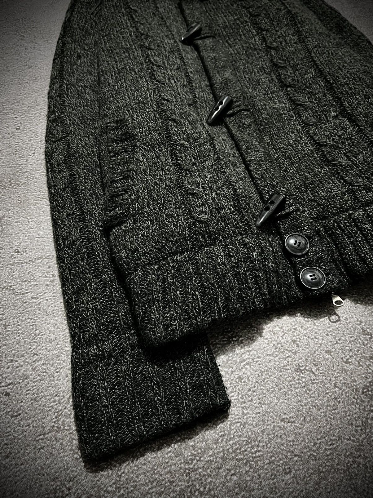 Japanese Brand Japanese Pincponc Fur Knit Zip Cardigan Size US L / EU 52-54 / 3 - 2 Thumbnail