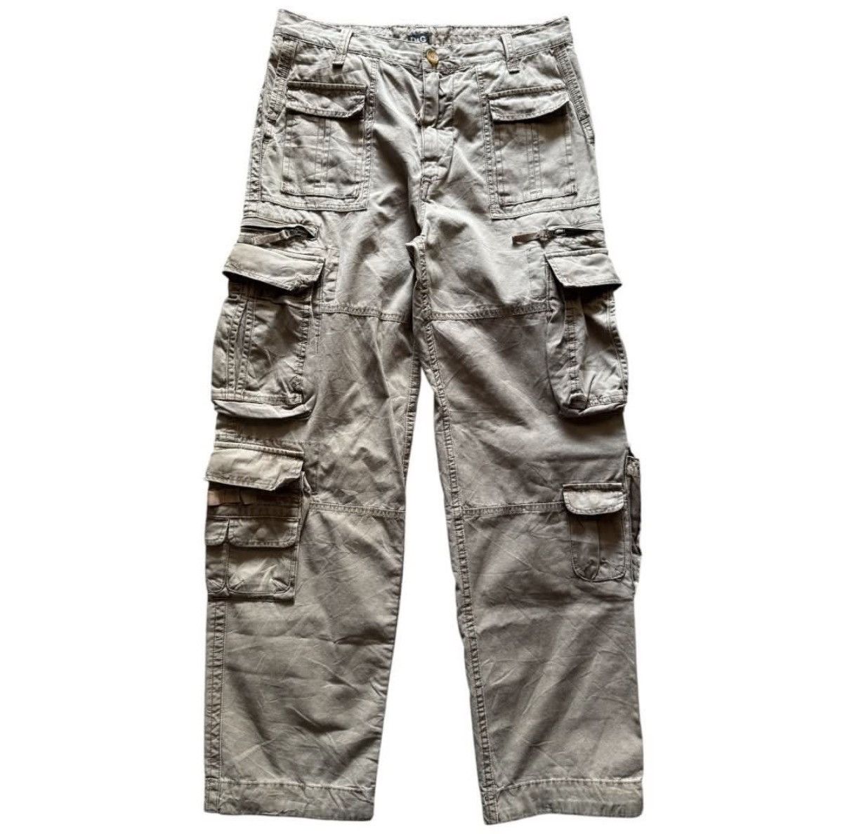 Dolce & Gabbana AW05 Dolce & Gabbana 3D Multi Pocket Reinforced Cargo Pants Size US 34 / EU 50 - 1 Thumbnail