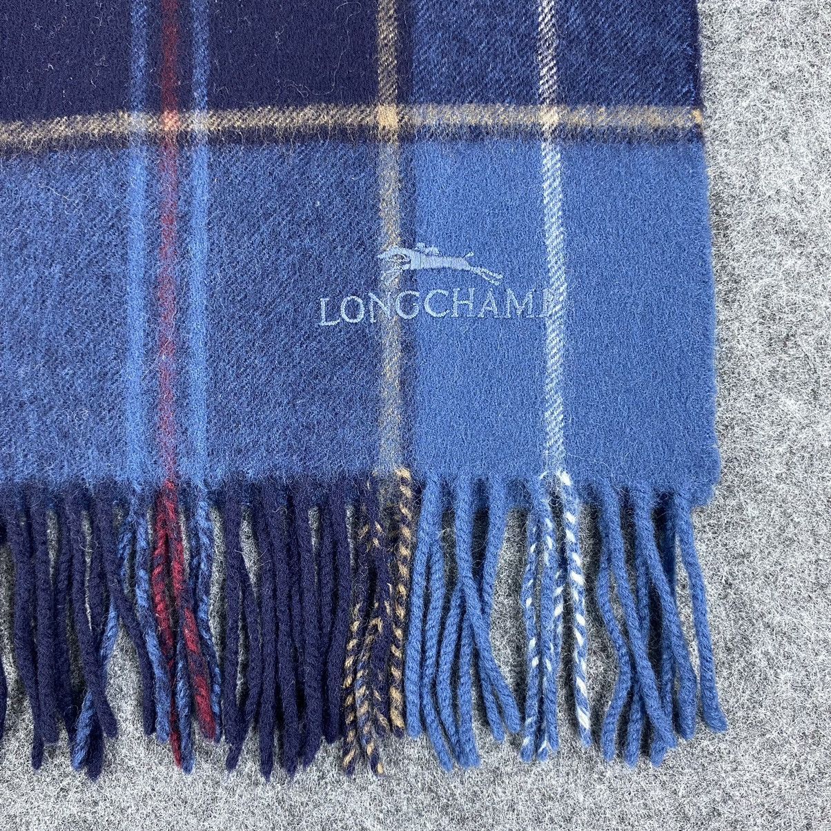 Longchamp × Vintage Longchamp Scarf # Muffler # Neckwear # D121 Size ONE SIZE - 3 Thumbnail