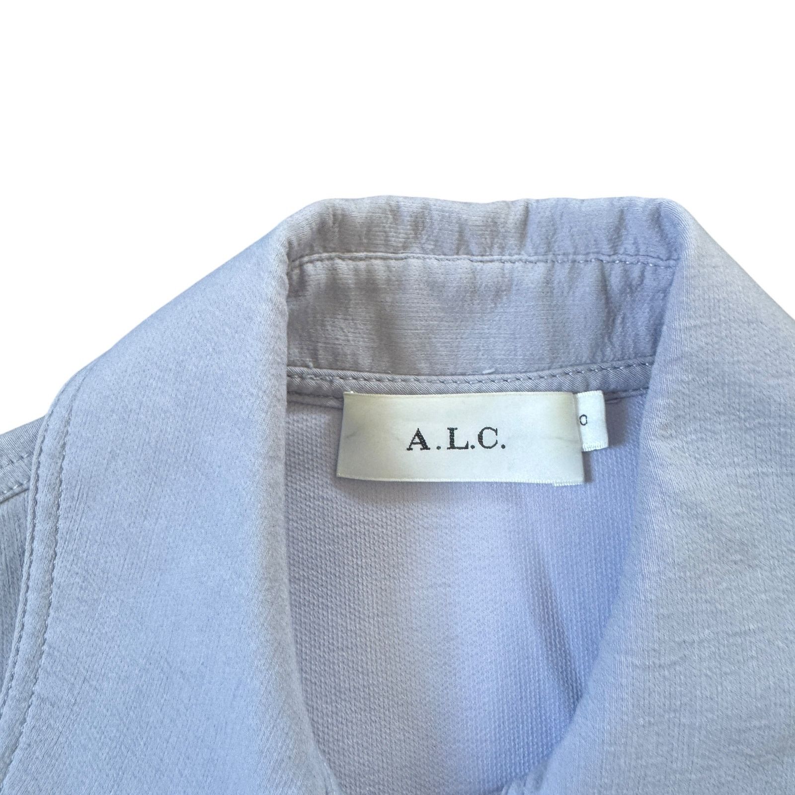 A.L.C. A.L.C Oxford Cropped Jacket Lilac Lavender Size XS / US 0-2 / IT 36-38 - 5 Thumbnail