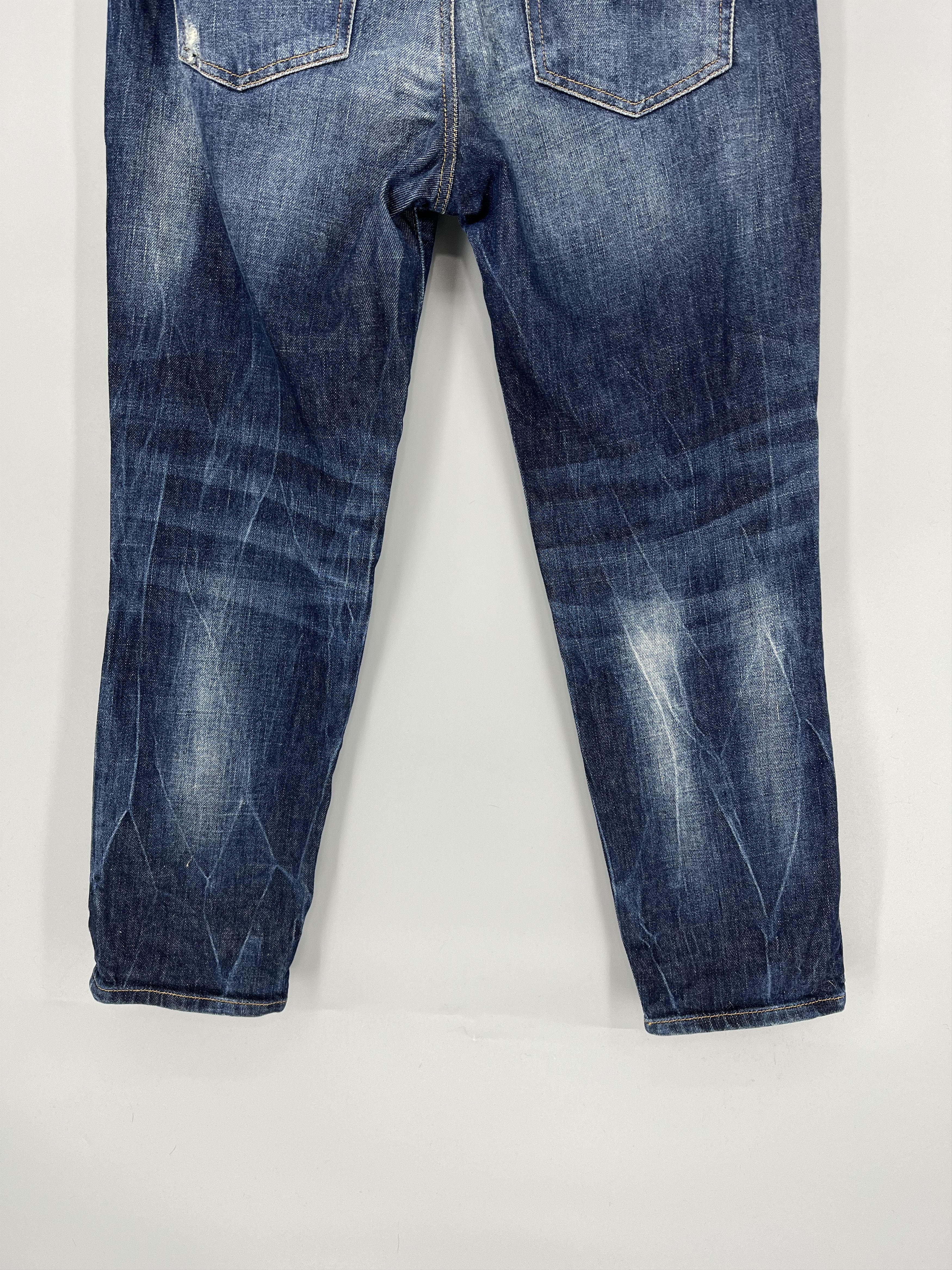 Diesel Vintage Y2K Men’s Diesel Distressed Patchwork Denim Jeans Size US 30 / EU 46 - 7 Thumbnail