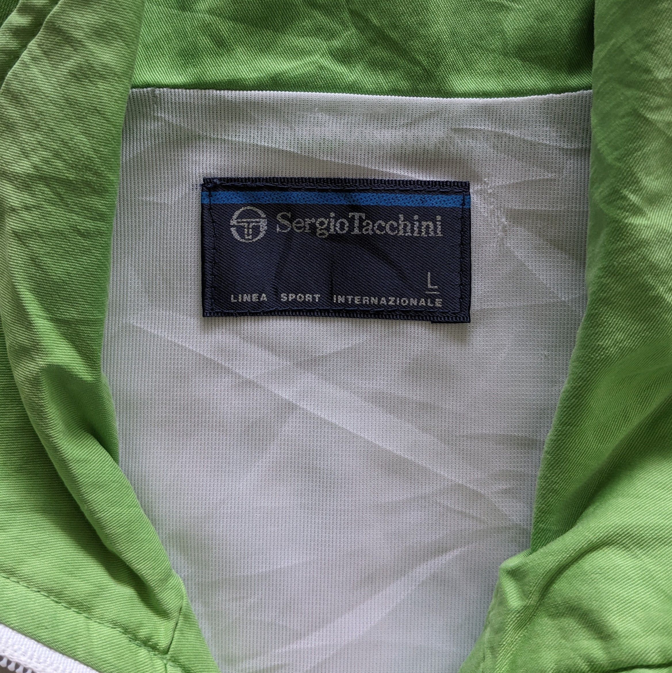 Sergio Tacchini Vintage Sergio Tacchini Windbreaker Jacket Size US L / EU 52-54 / 3 - 7 Thumbnail