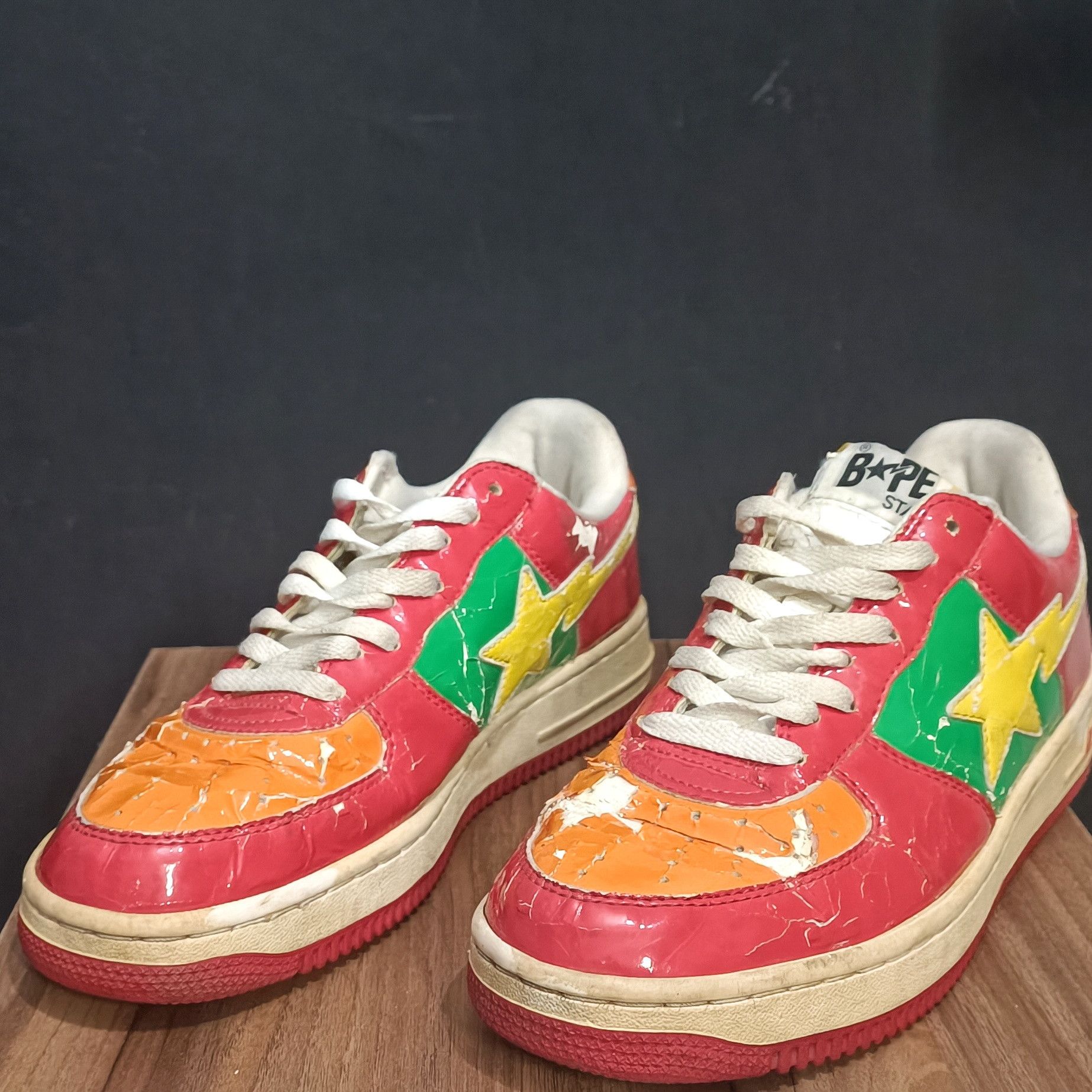 Bape OG Bapesta Multicolor Baby Milo Junk Food Size US 10 / EU 43 - 2 Thumbnail