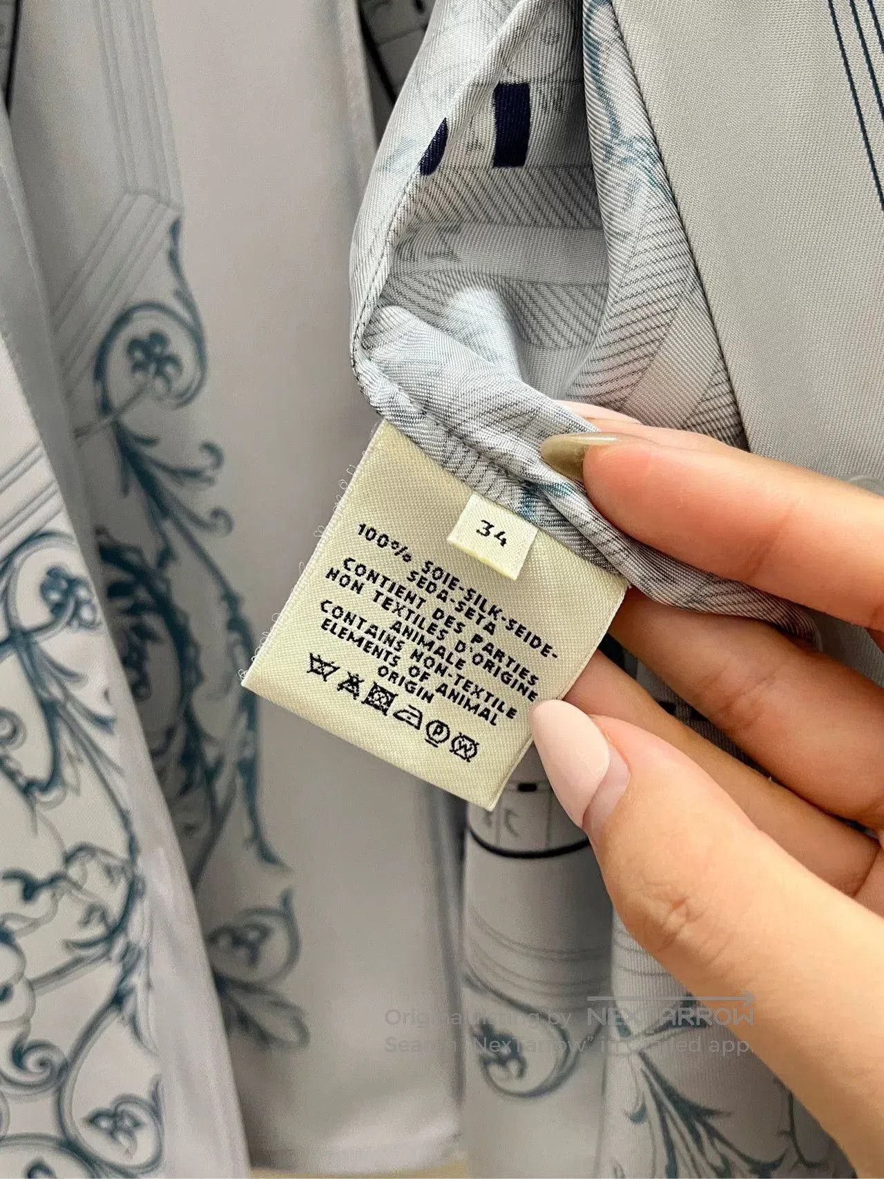 Hermes Hermes Constellation Silk Shirt Size 34. Size US XS / EU 42 / 0 - 6 Thumbnail