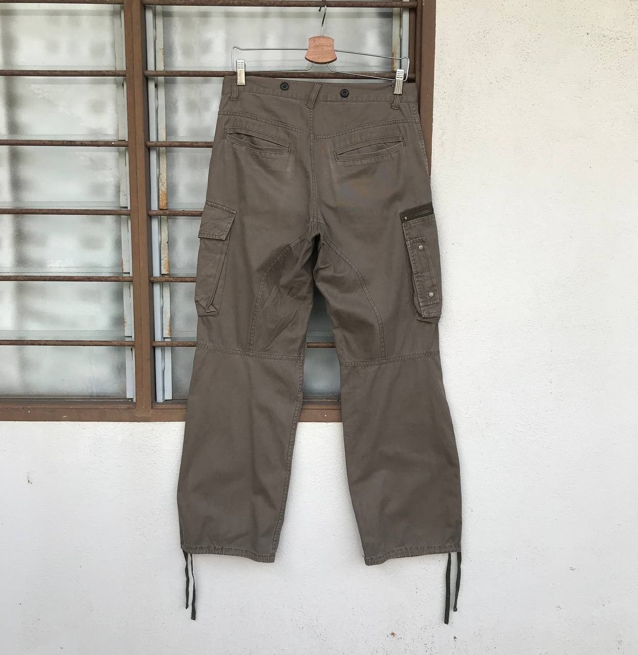 PPFM RARE PPFM MILITARY TRACKTOR CARGO PANT DRAWSTRING LEG STRIP Size US 30 / EU 46 - 3 Thumbnail
