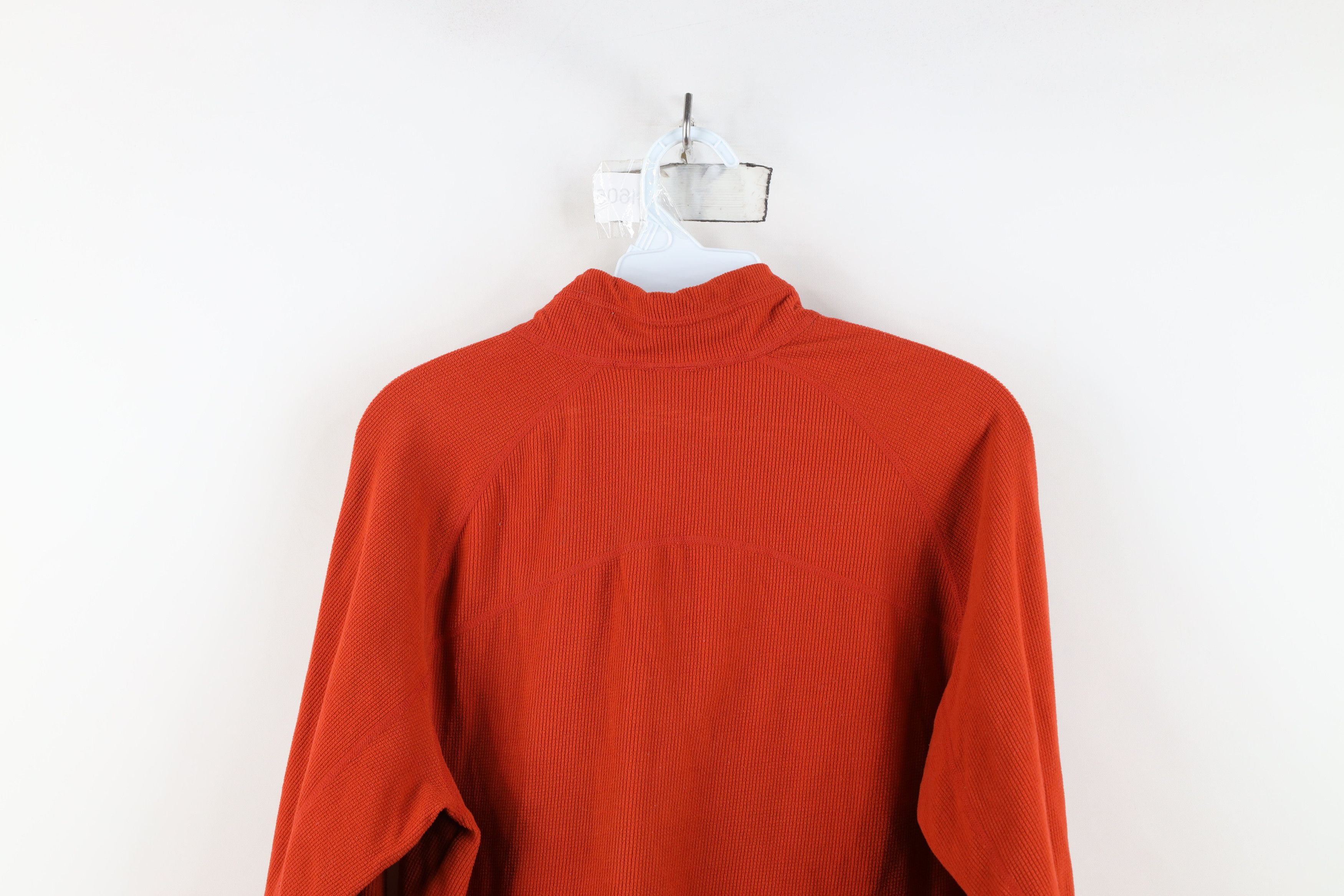 Nike Vintage Nike ACG Mini Swoosh Thermal Fleece Sweater Orange Size US S / EU 44-46 / 1 - 12 Thumbnail